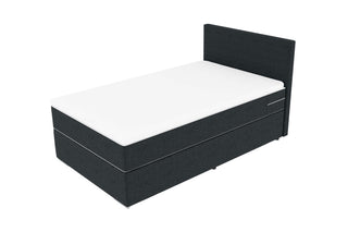 Boxspringbett Valerio Mini in Stoff Anthrazit