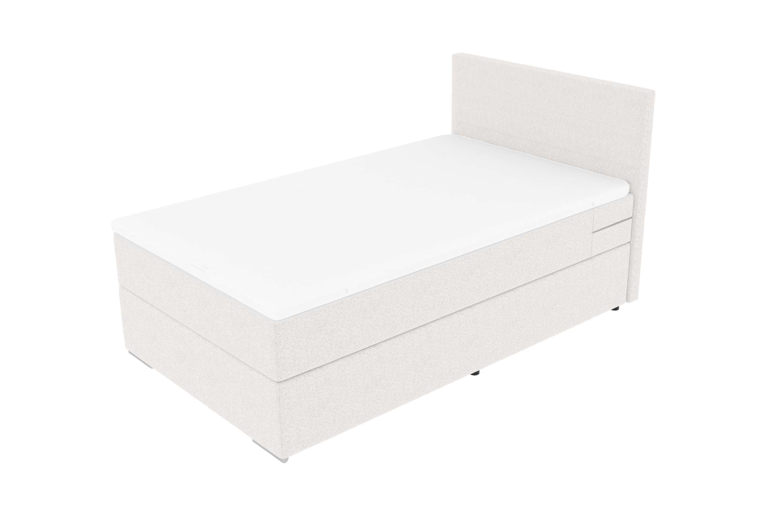 Boxspringbett Valerio Mini Weiß
