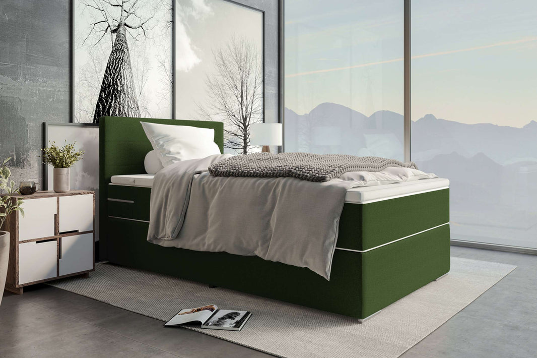 Boxspringbett Valerio Mini in Stoff
