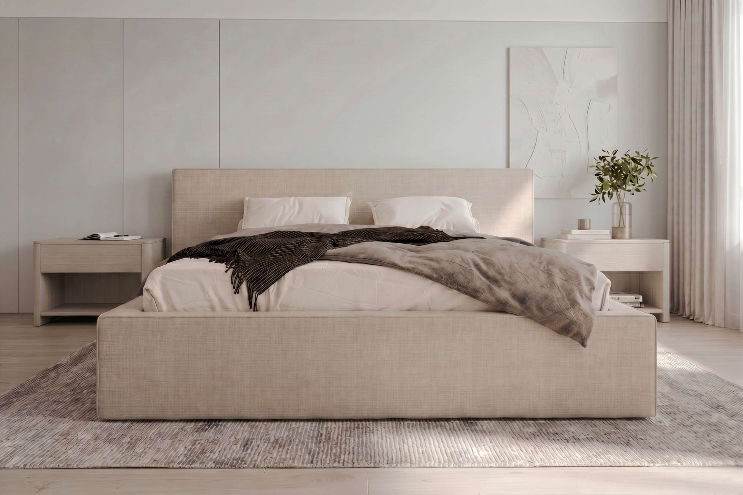 Polsterbett Orion Beige
