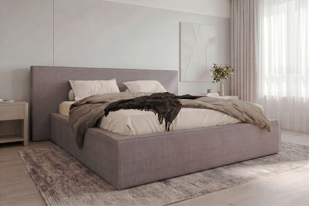 Bett Orion in Stoff