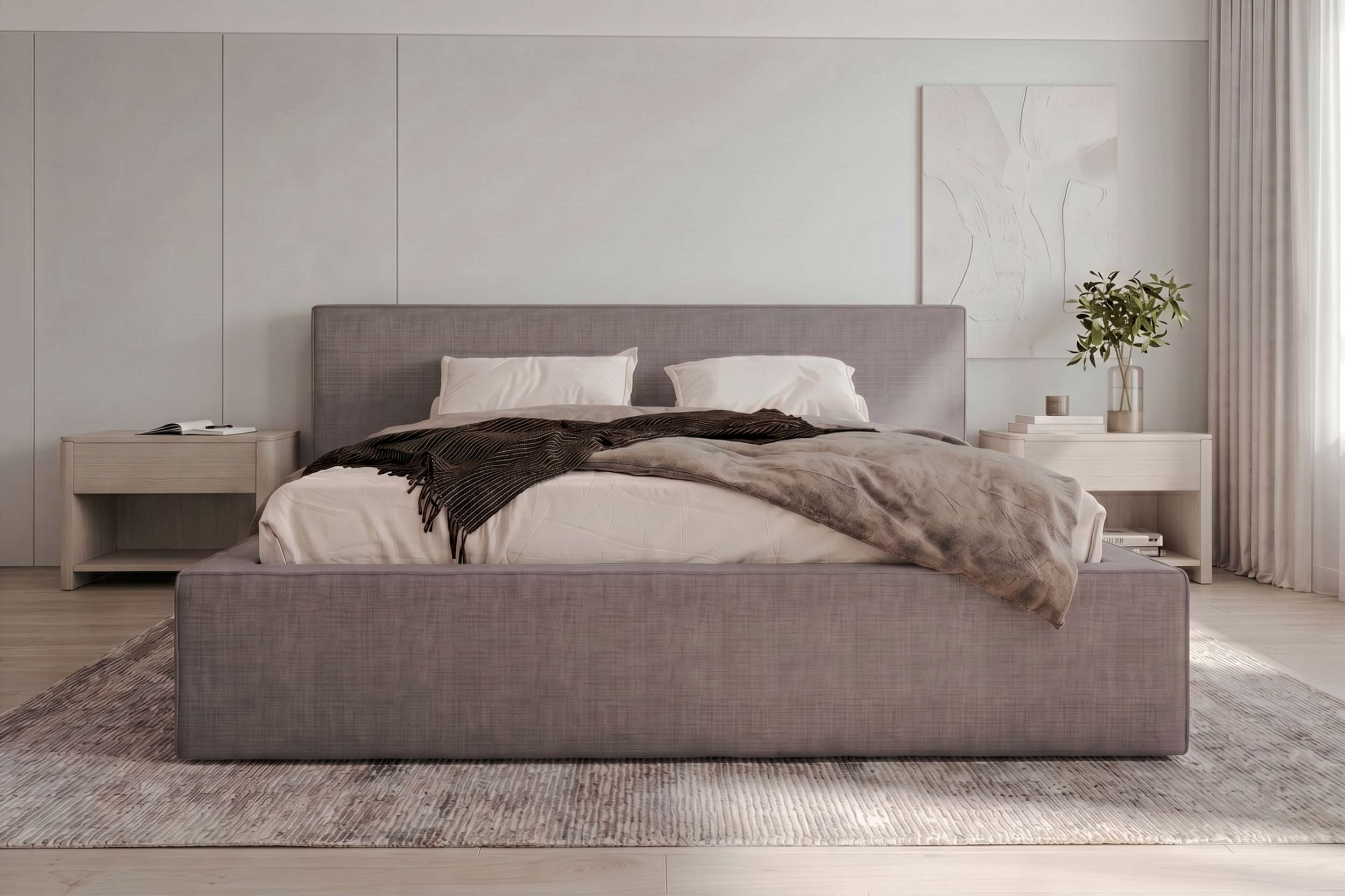 Polsterbett Orion Taupe