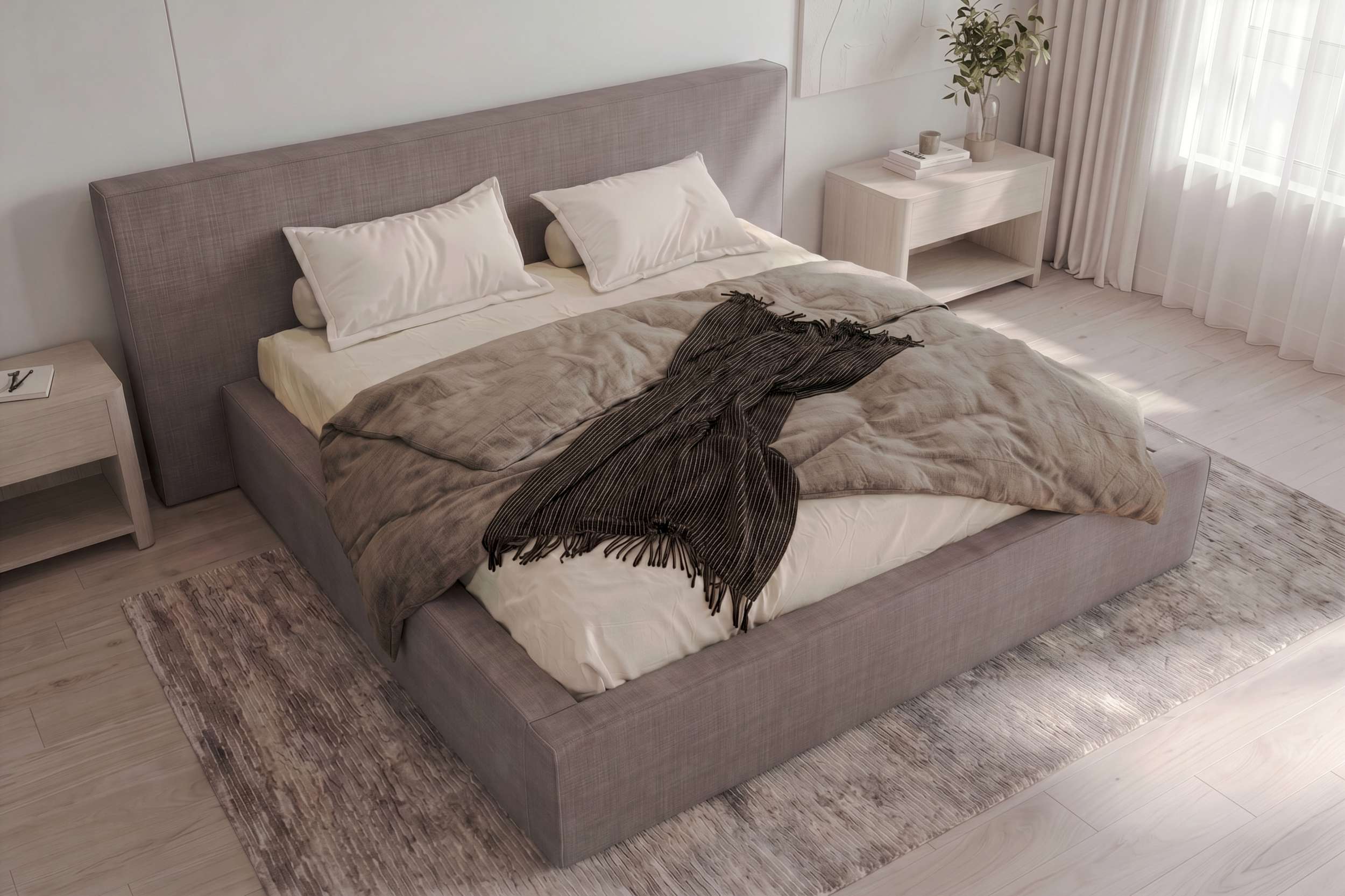 Polsterbett Orion Taupe