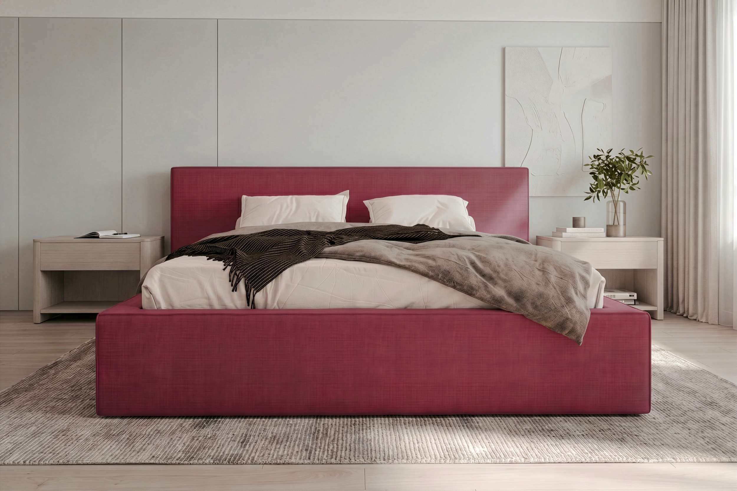 Polsterbett Orion Bordeaux