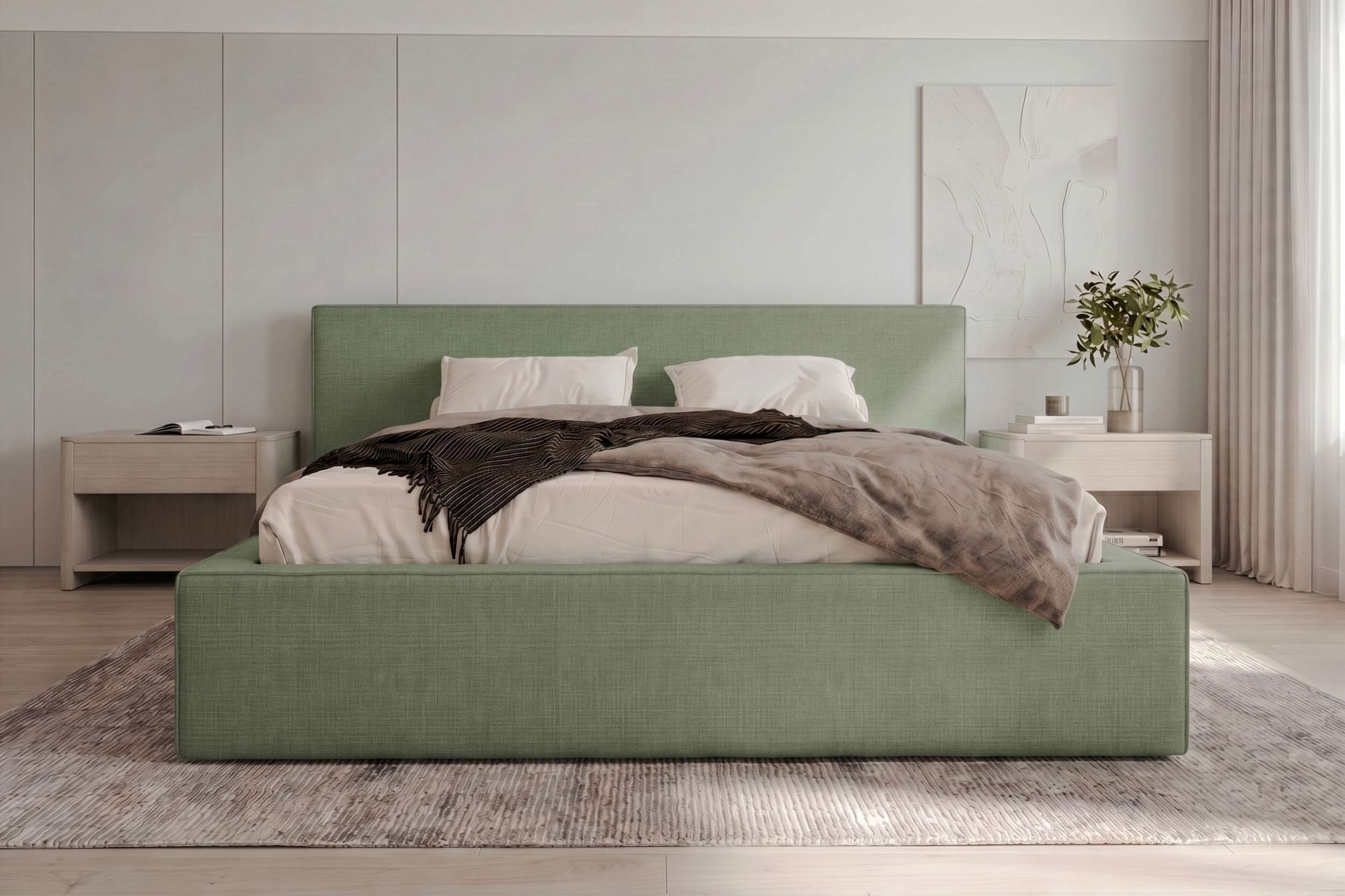 Polsterbett Orion Olive