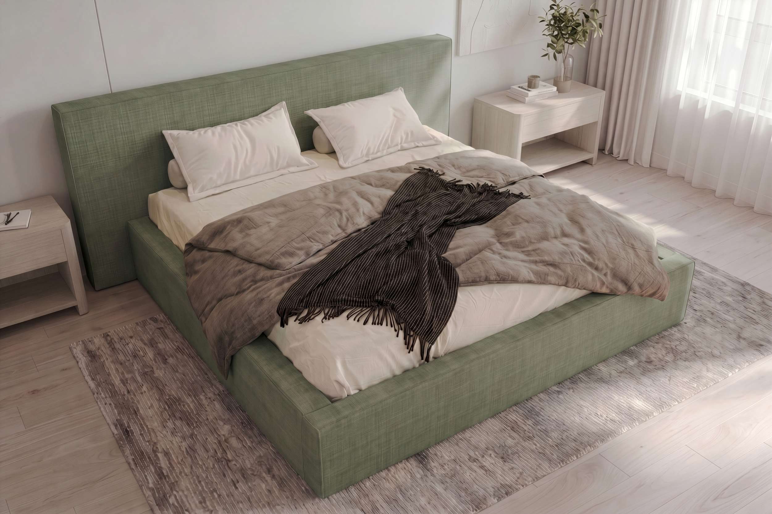 Polsterbett Orion Olive