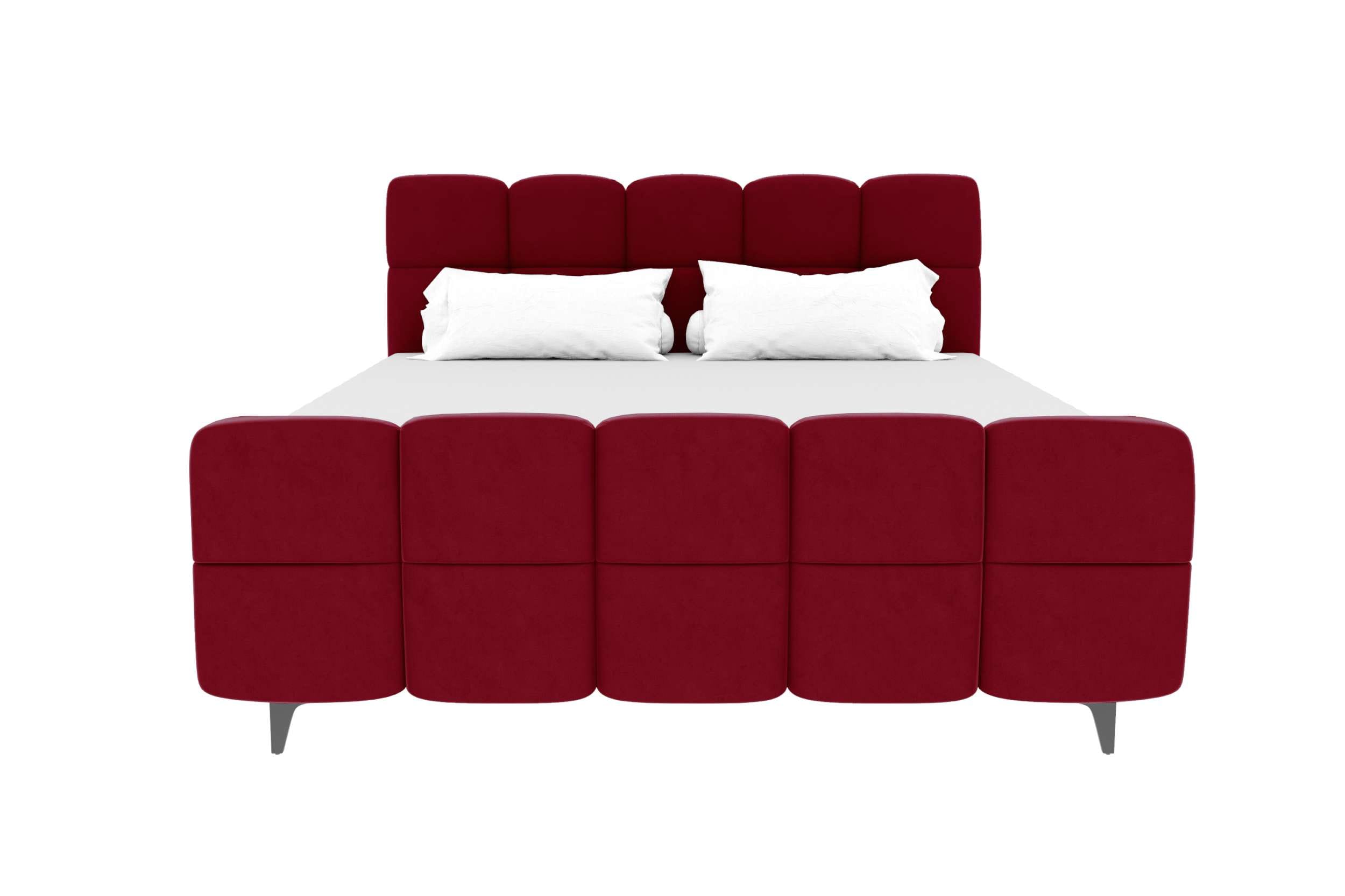Boxspringbett Luna Rot