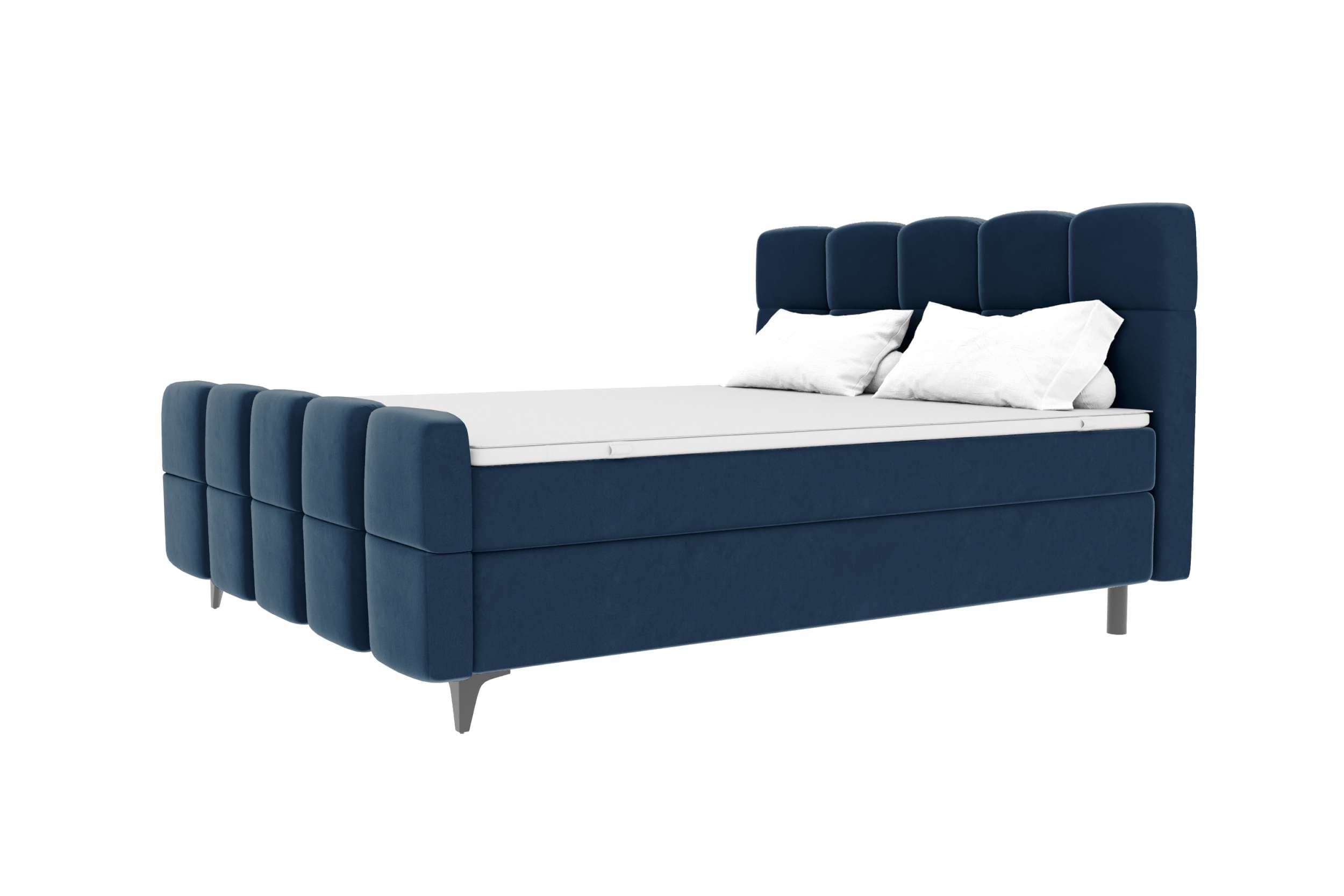 Boxspringbett Luna Blau