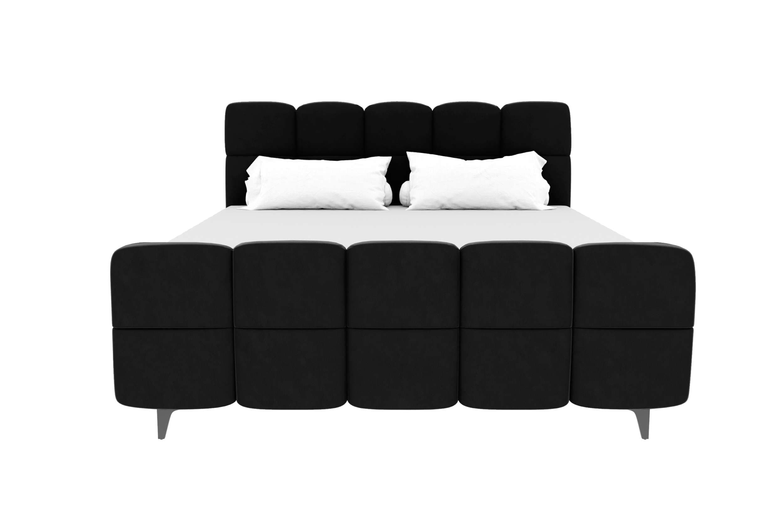 Boxspringbett Luna Schwarz