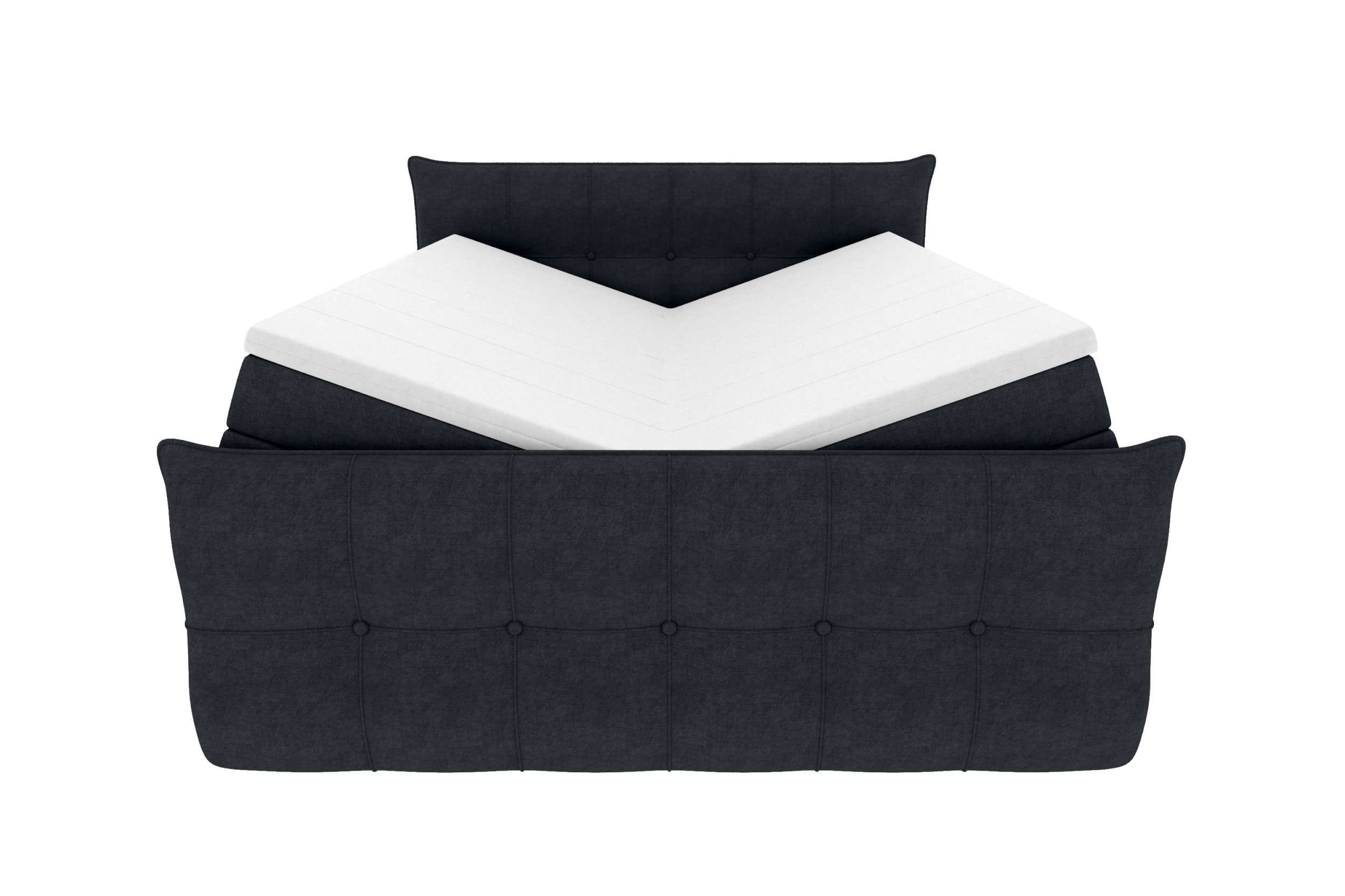 Boxspringbett Marbella Schwarz