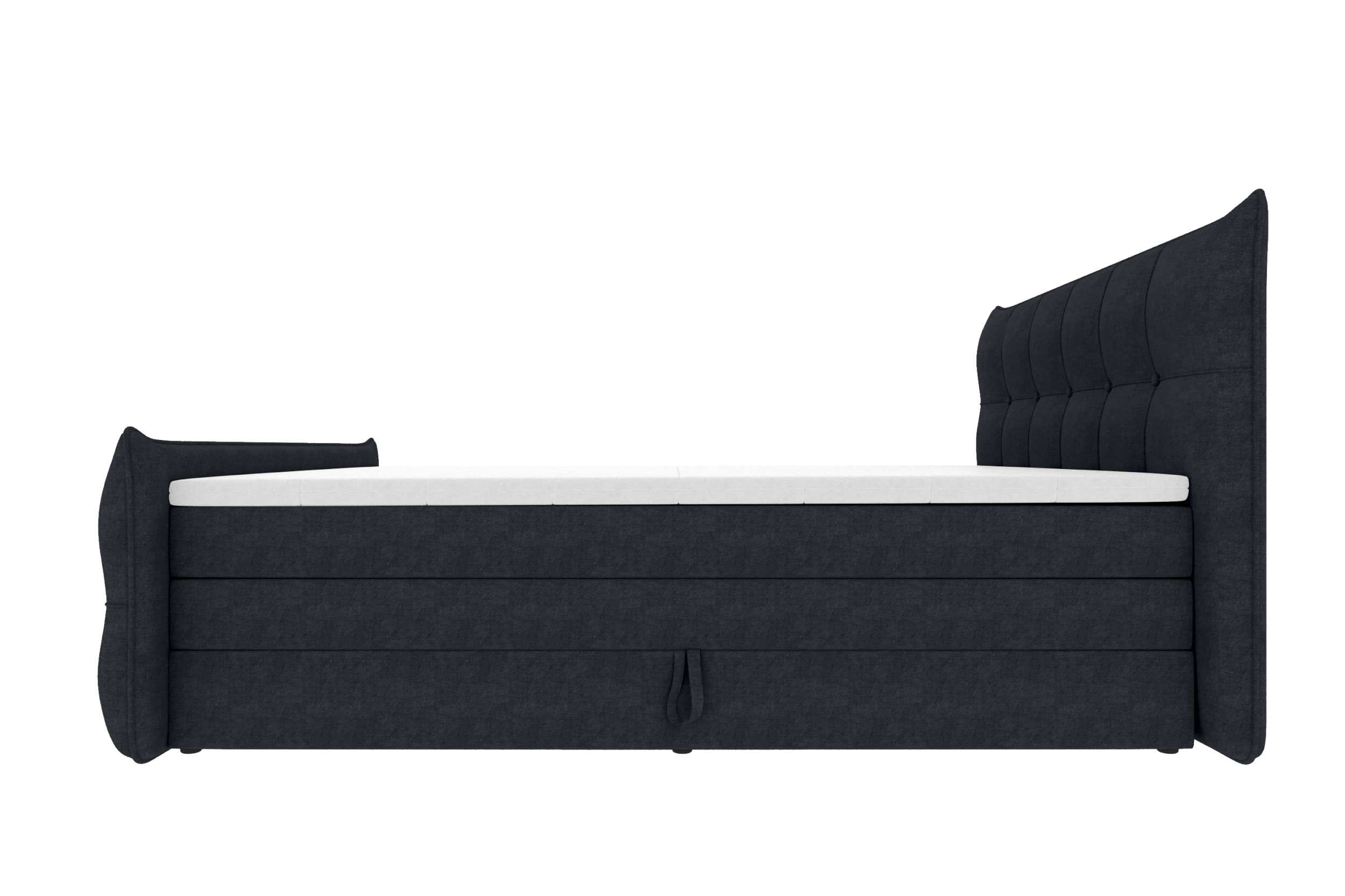 Boxspringbett Marbella Schwarz