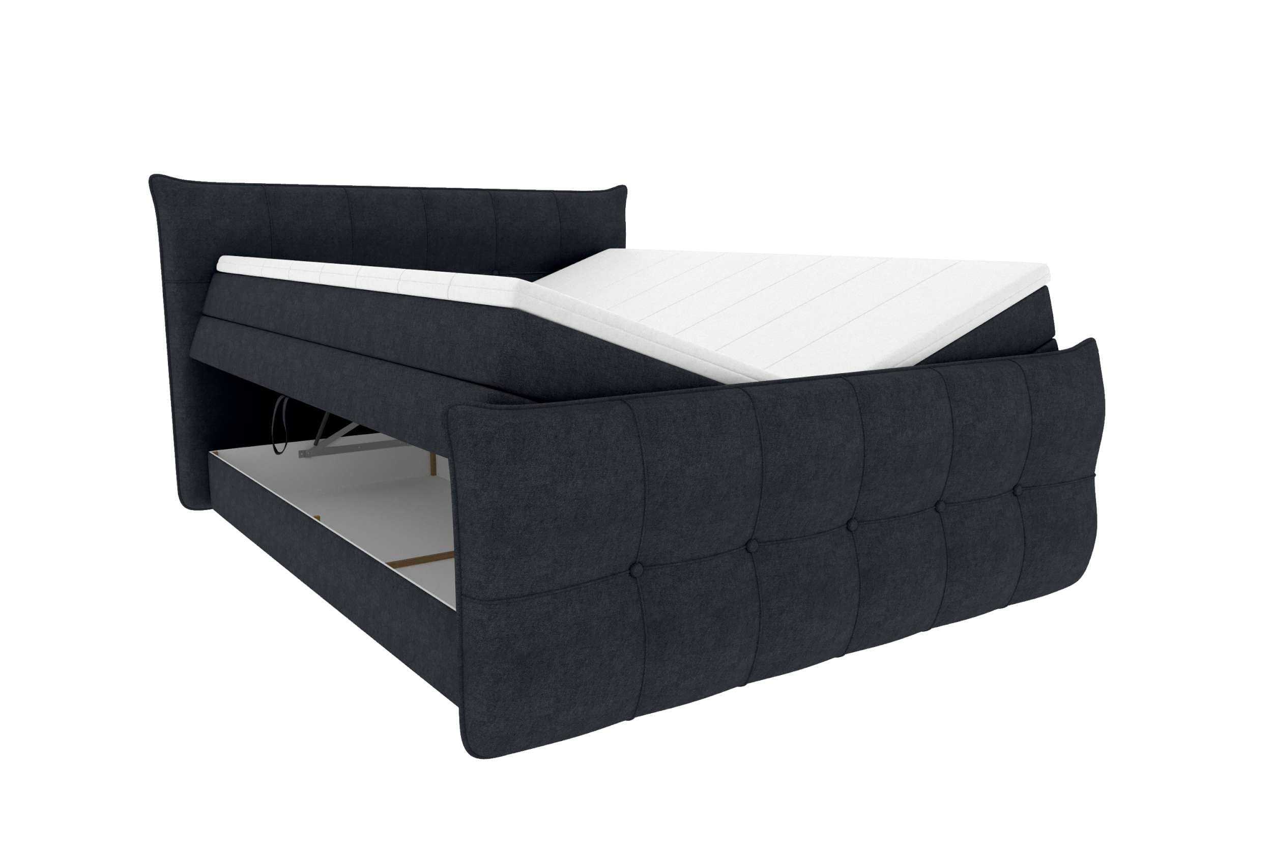 Boxspringbett Marbella Schwarz