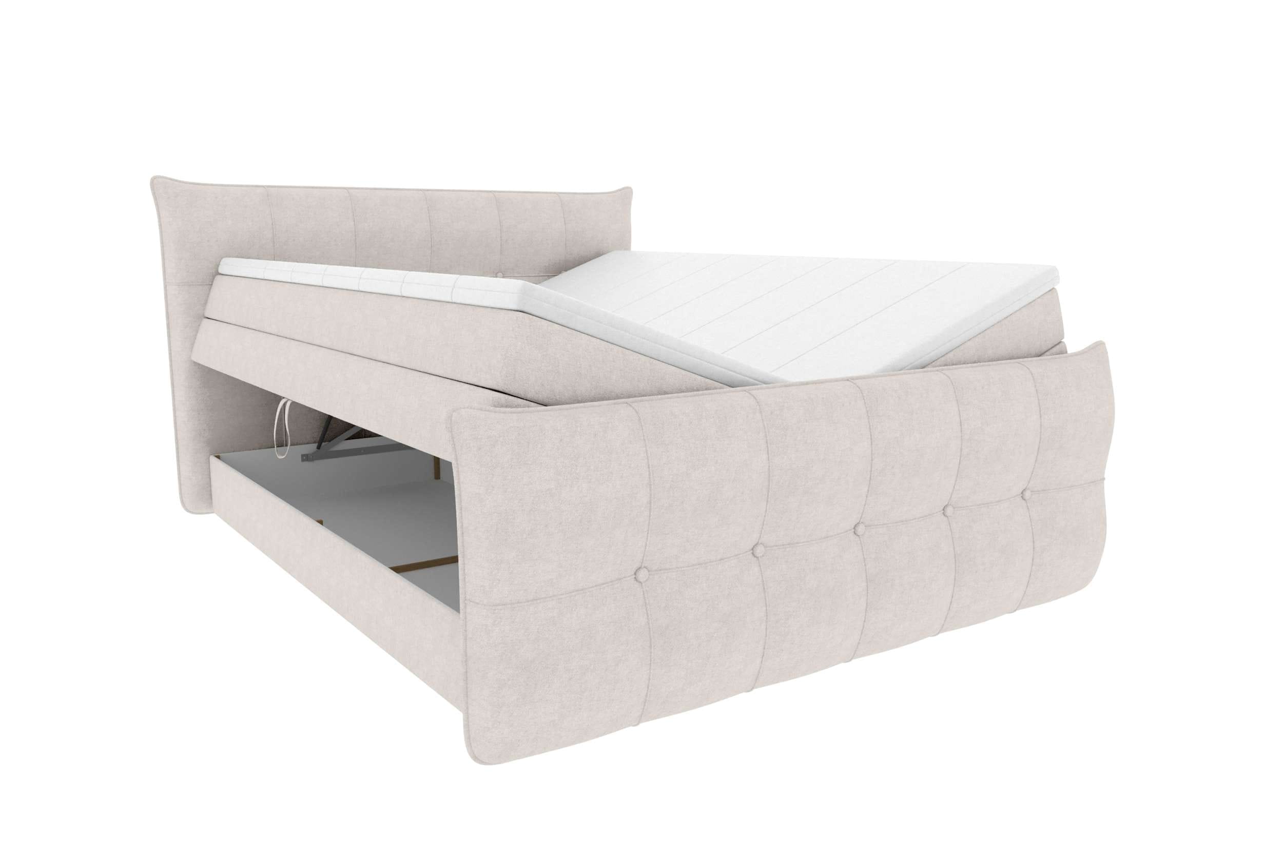Boxspringbett Marbella Creme