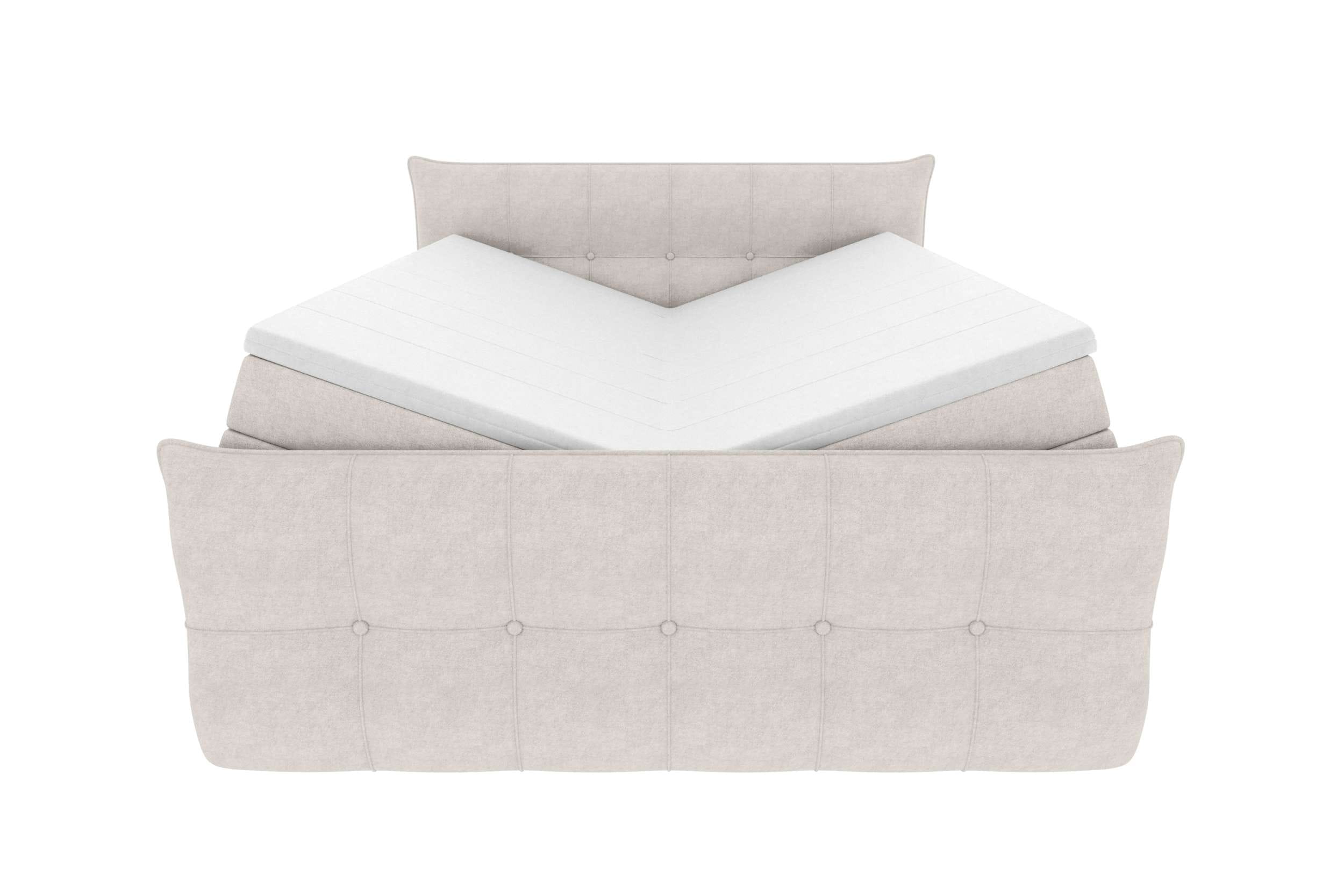 Boxspringbett Marbella Creme