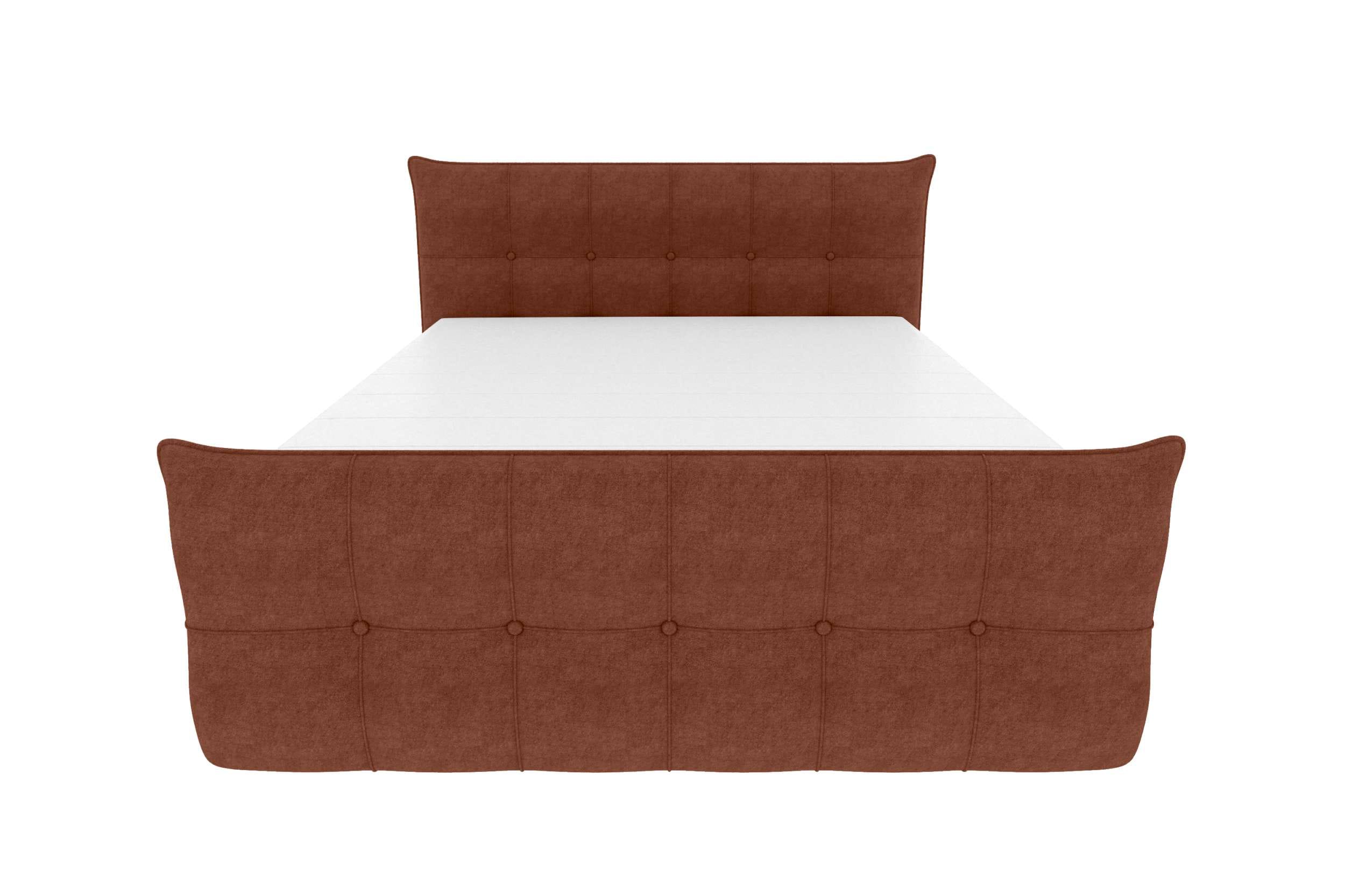 Boxspringbett Marbella Rostfarben
