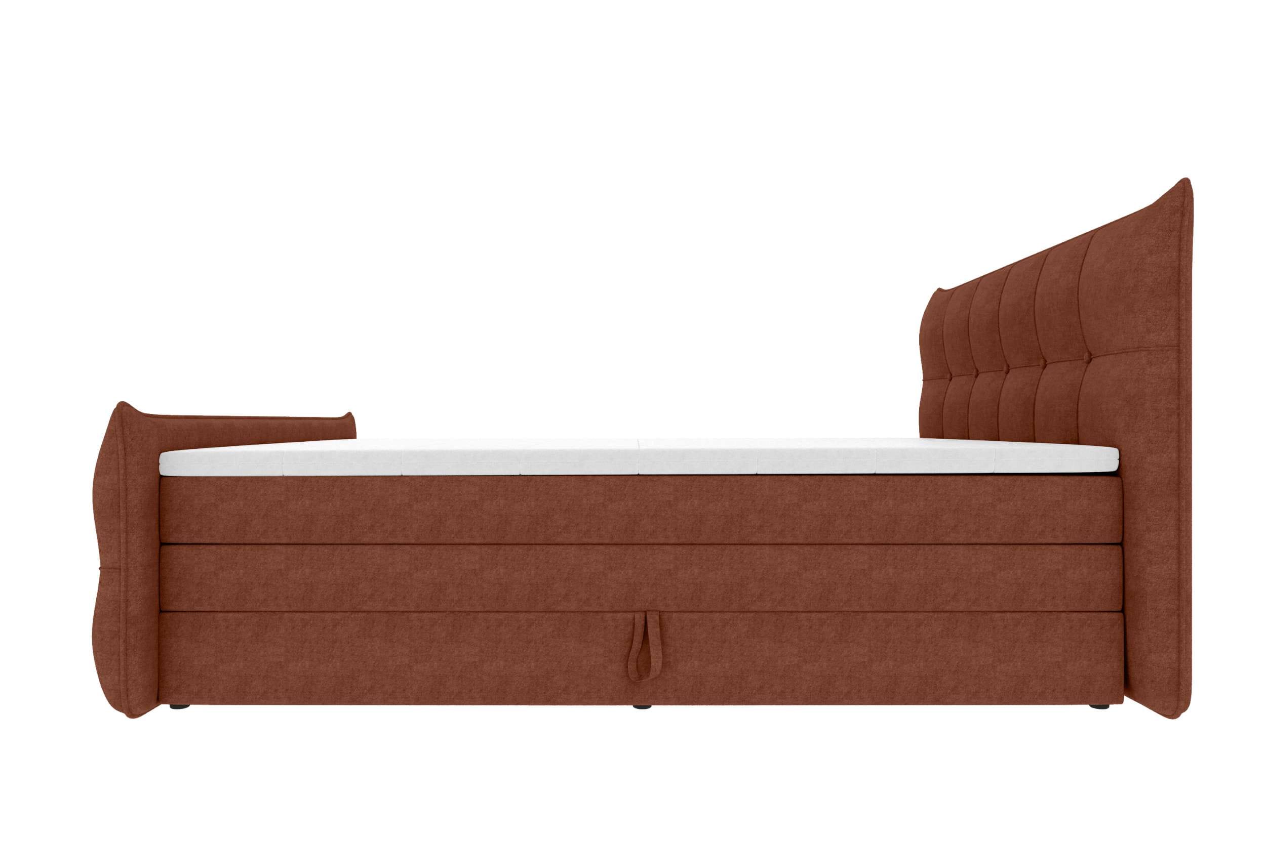Boxspringbett Marbella Rostfarben