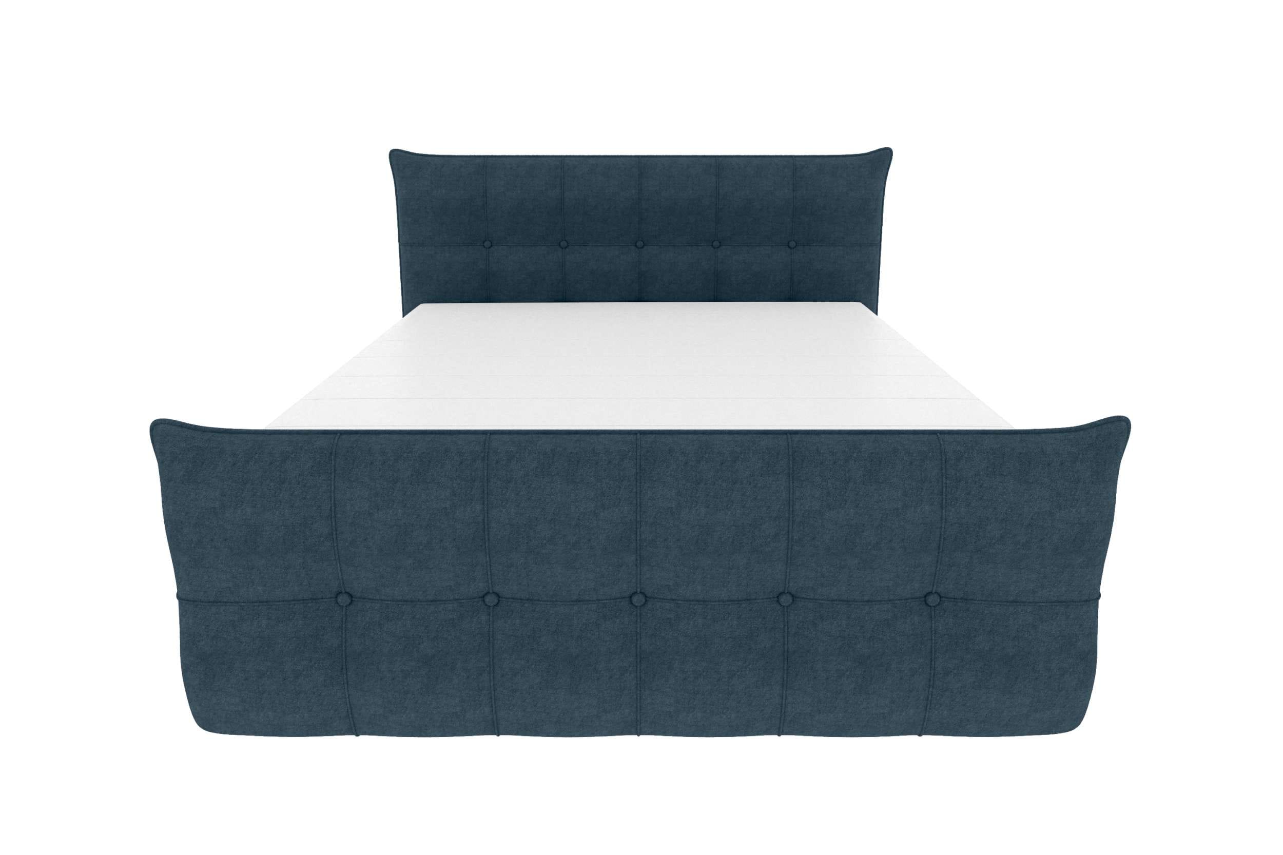 Boxspringbett Marbella Dunkelblau
