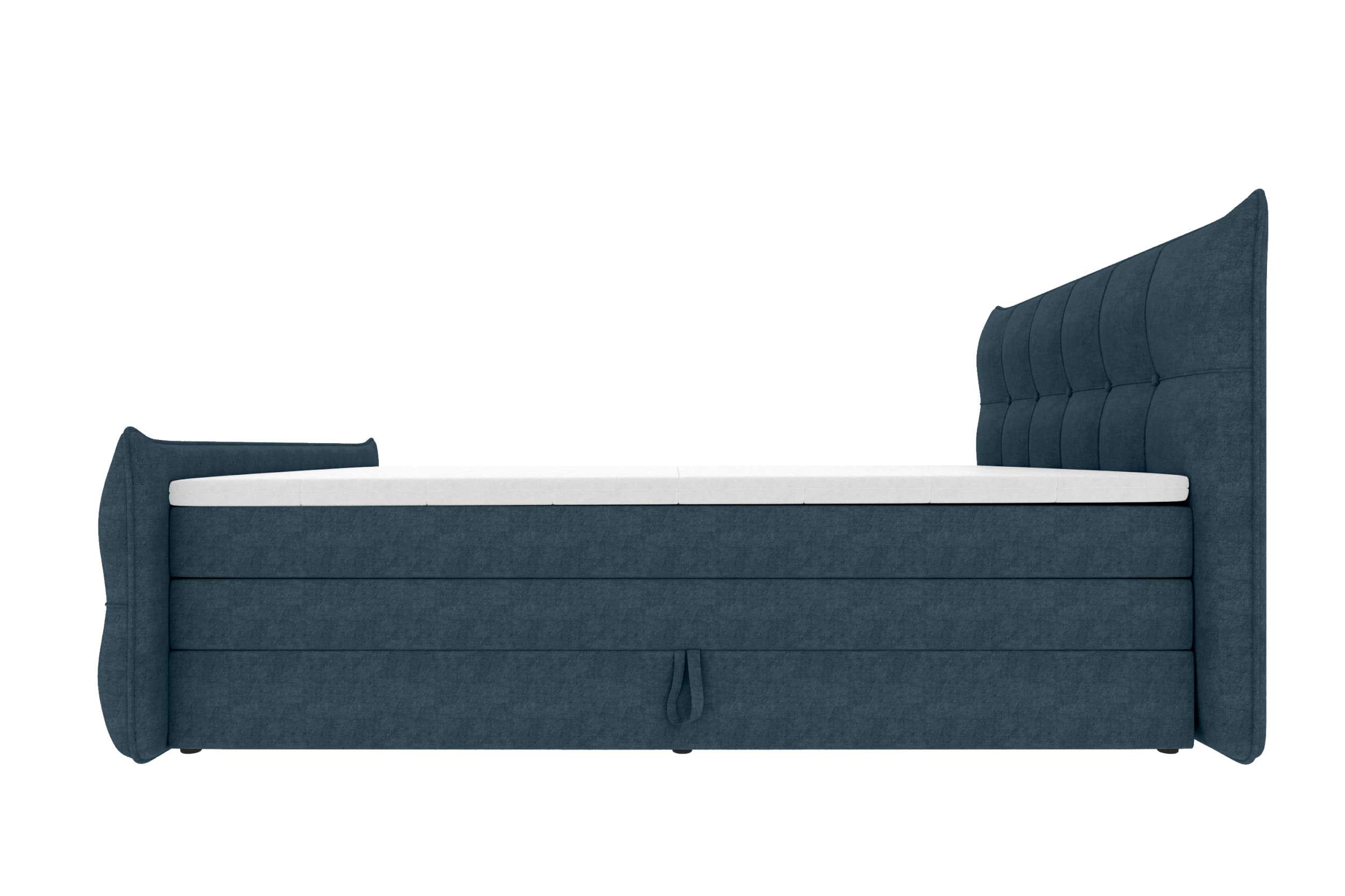 Boxspringbett Marbella Dunkelblau