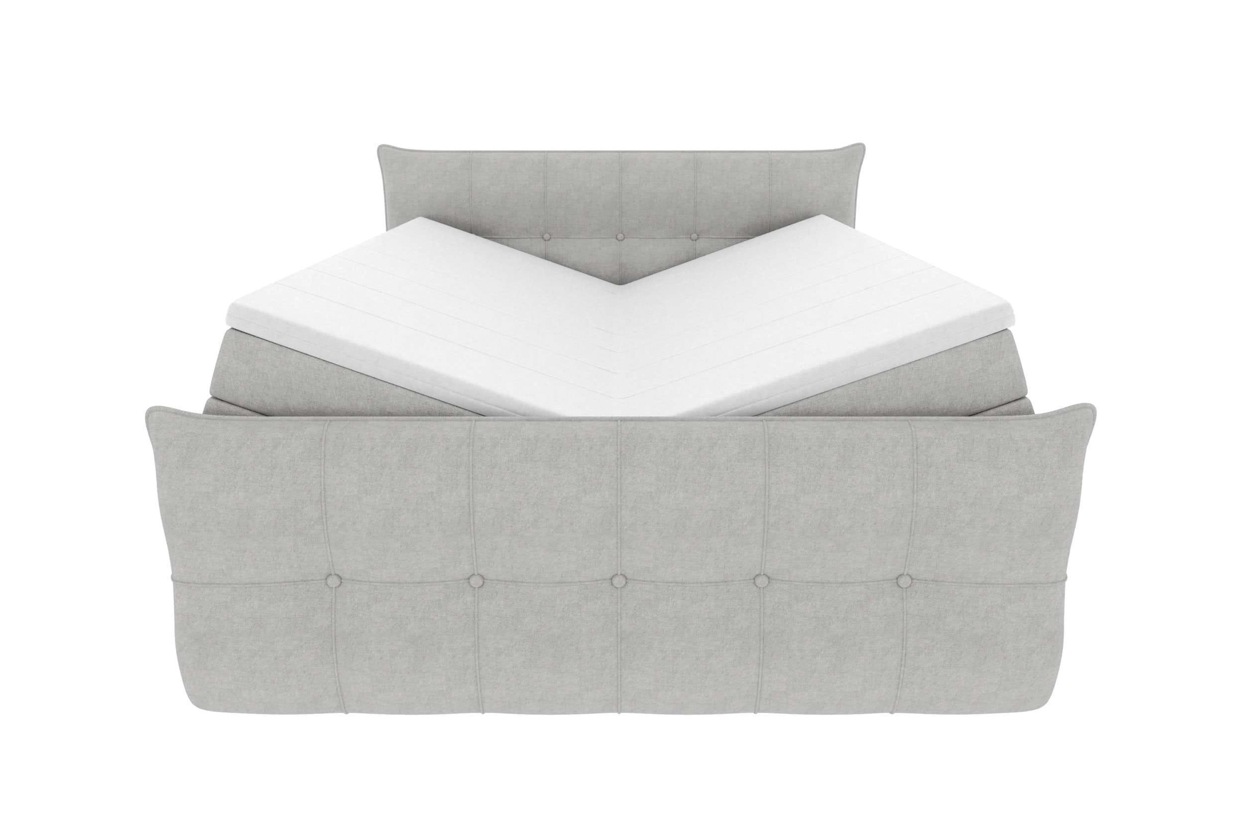 Boxspringbett Marbella Greige