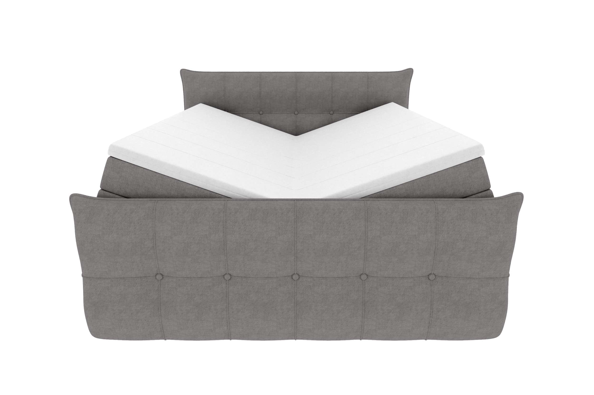 Boxspringbett Marbella Grau