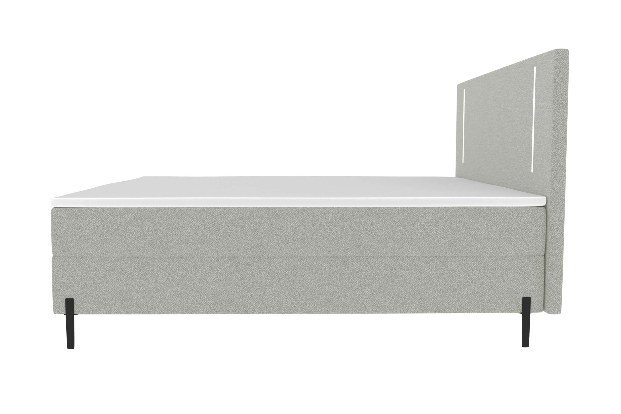 Boxspringbett Titan Hellgrau
