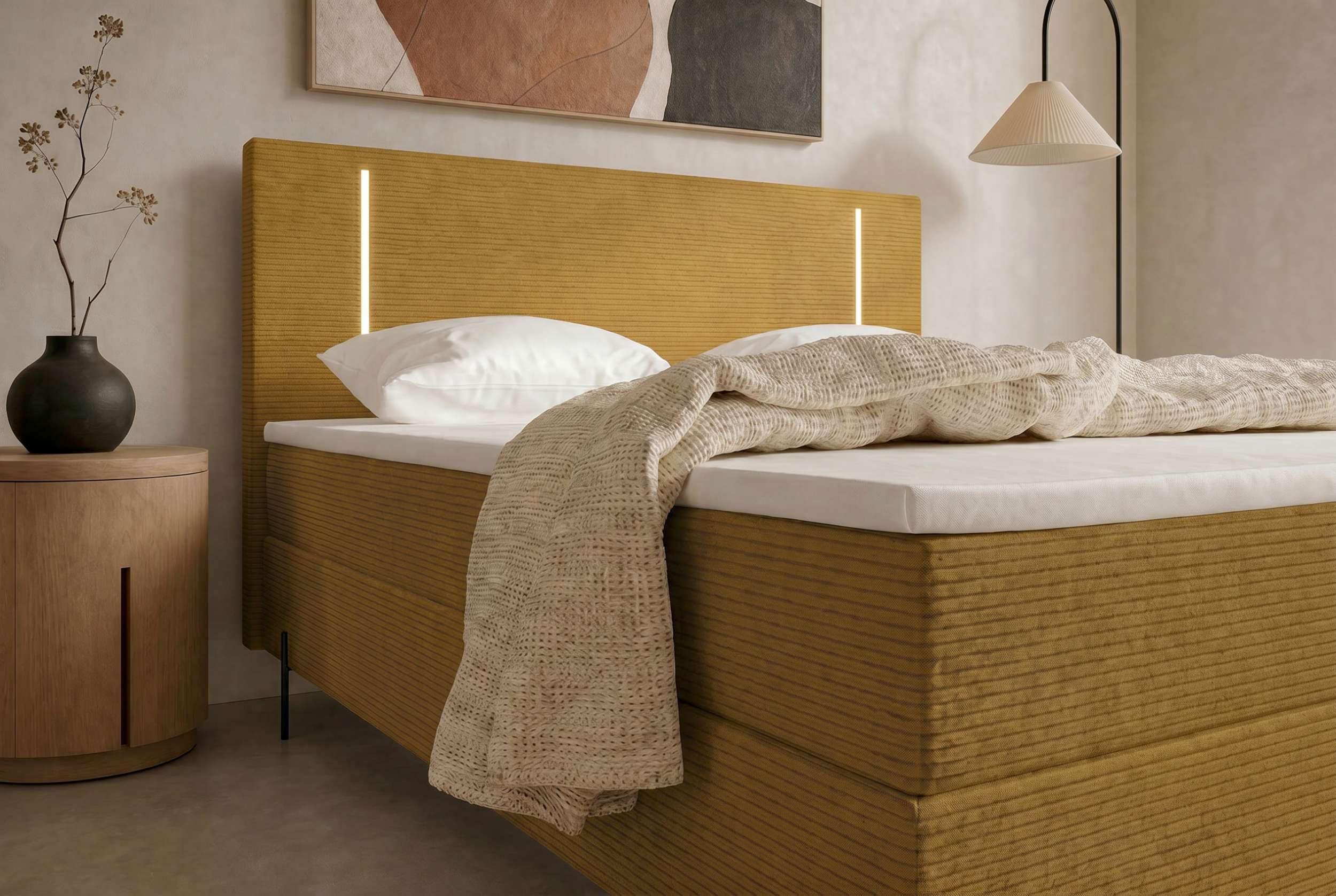 Boxspringbett Titan Gold