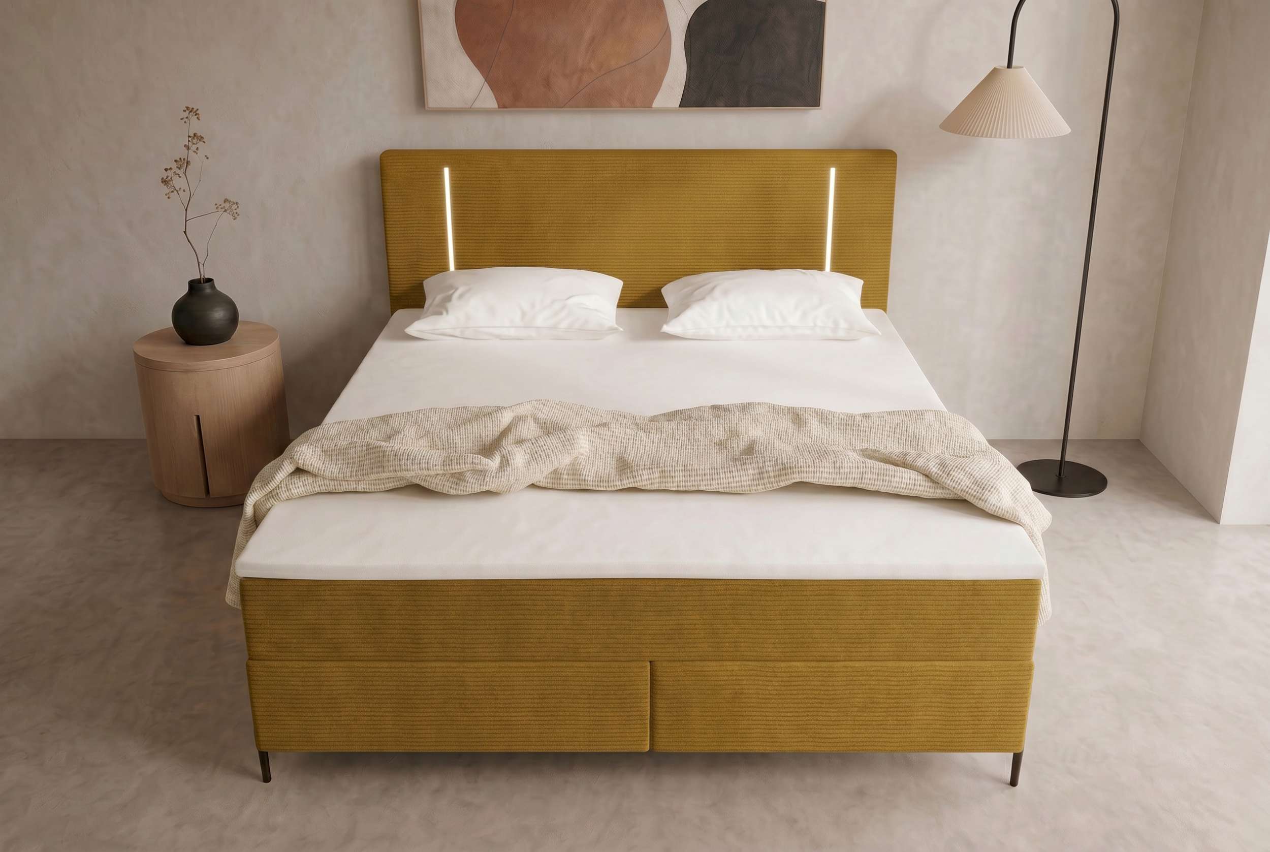 Boxspringbett Titan Gold