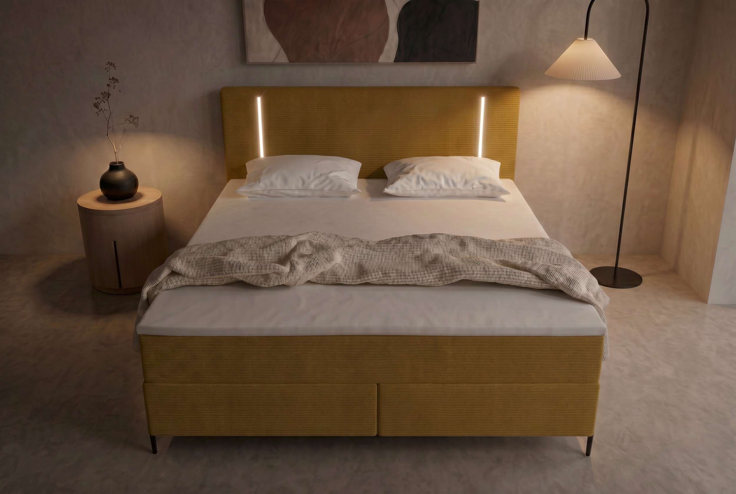 Boxspringbett Titan Gold