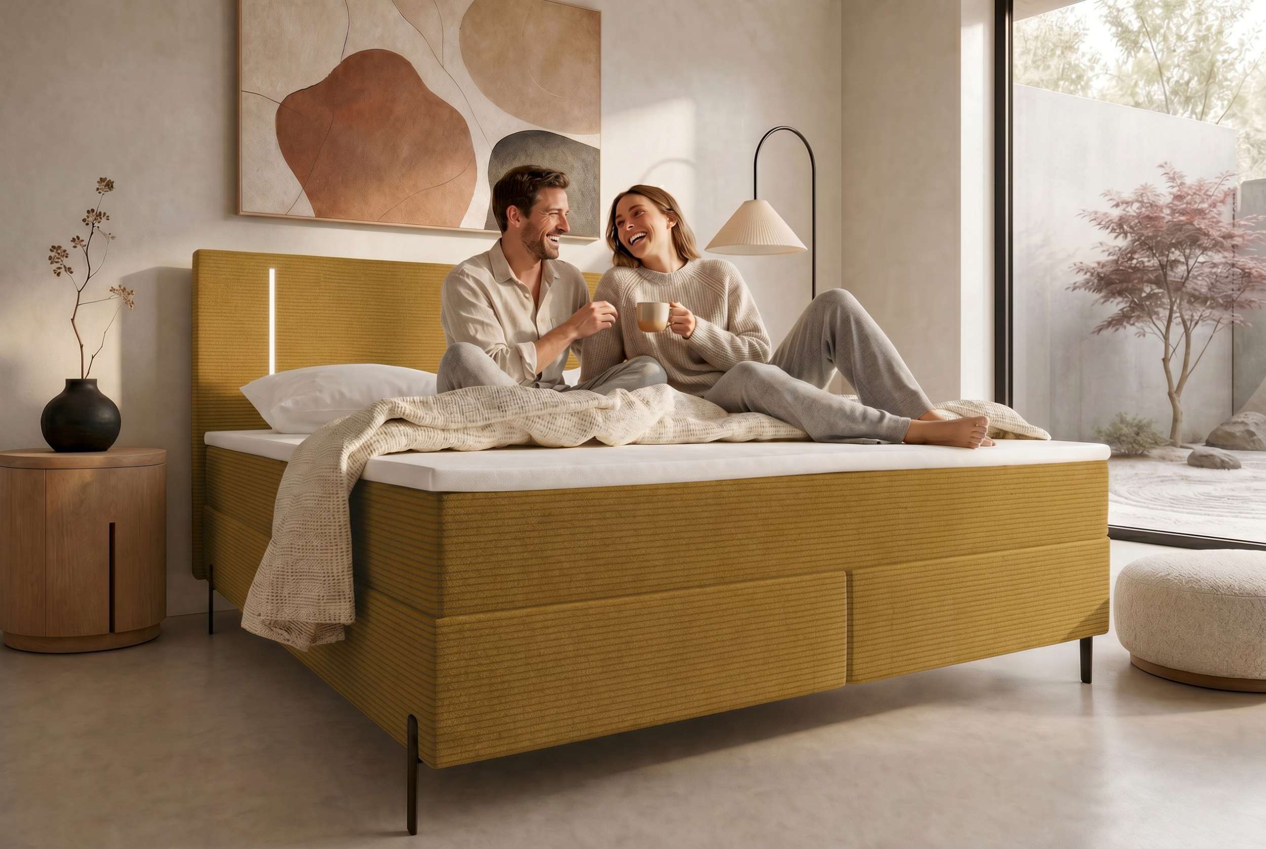 Boxspringbett Titan Gold