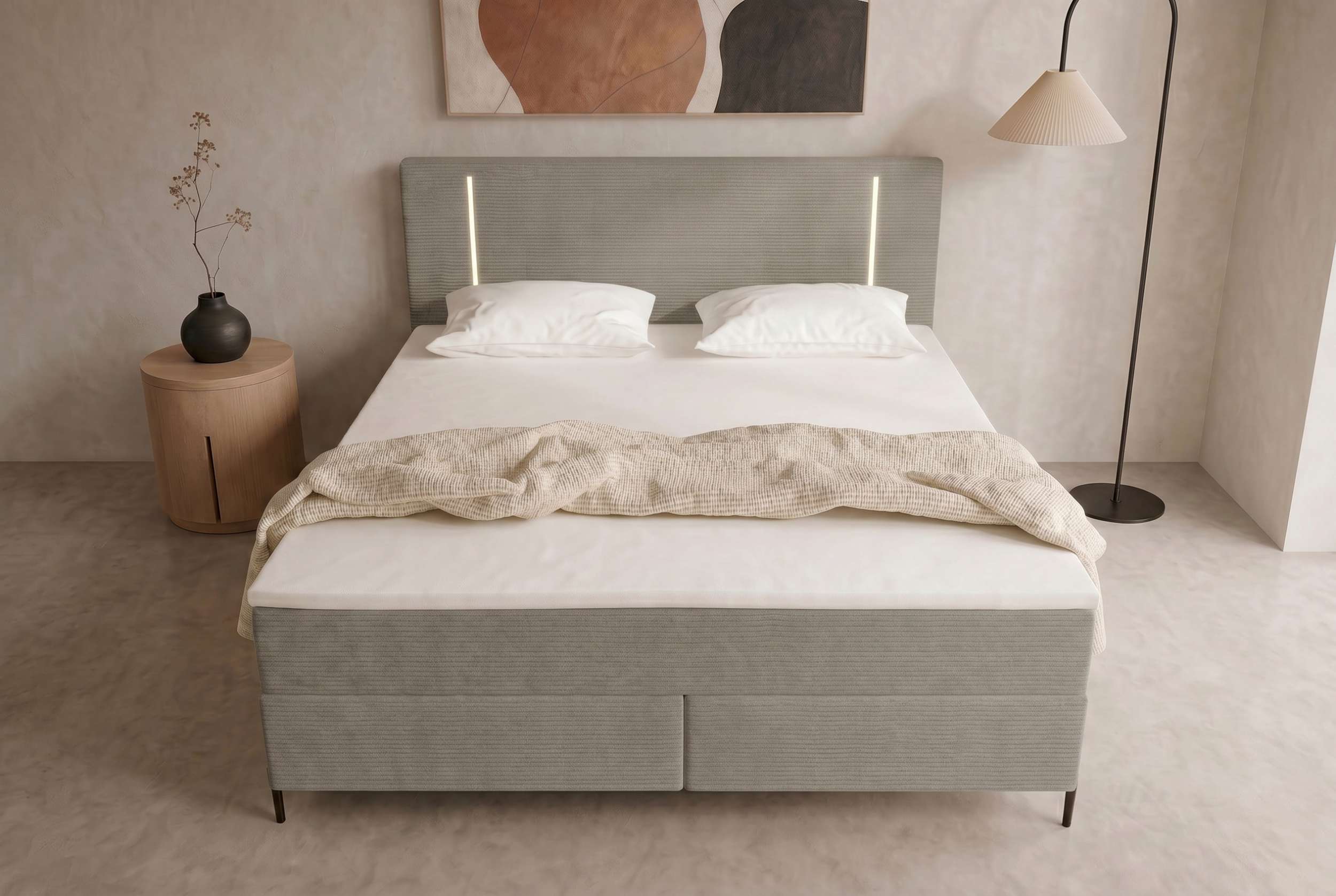 Boxspringbett Titan Cappuccino
