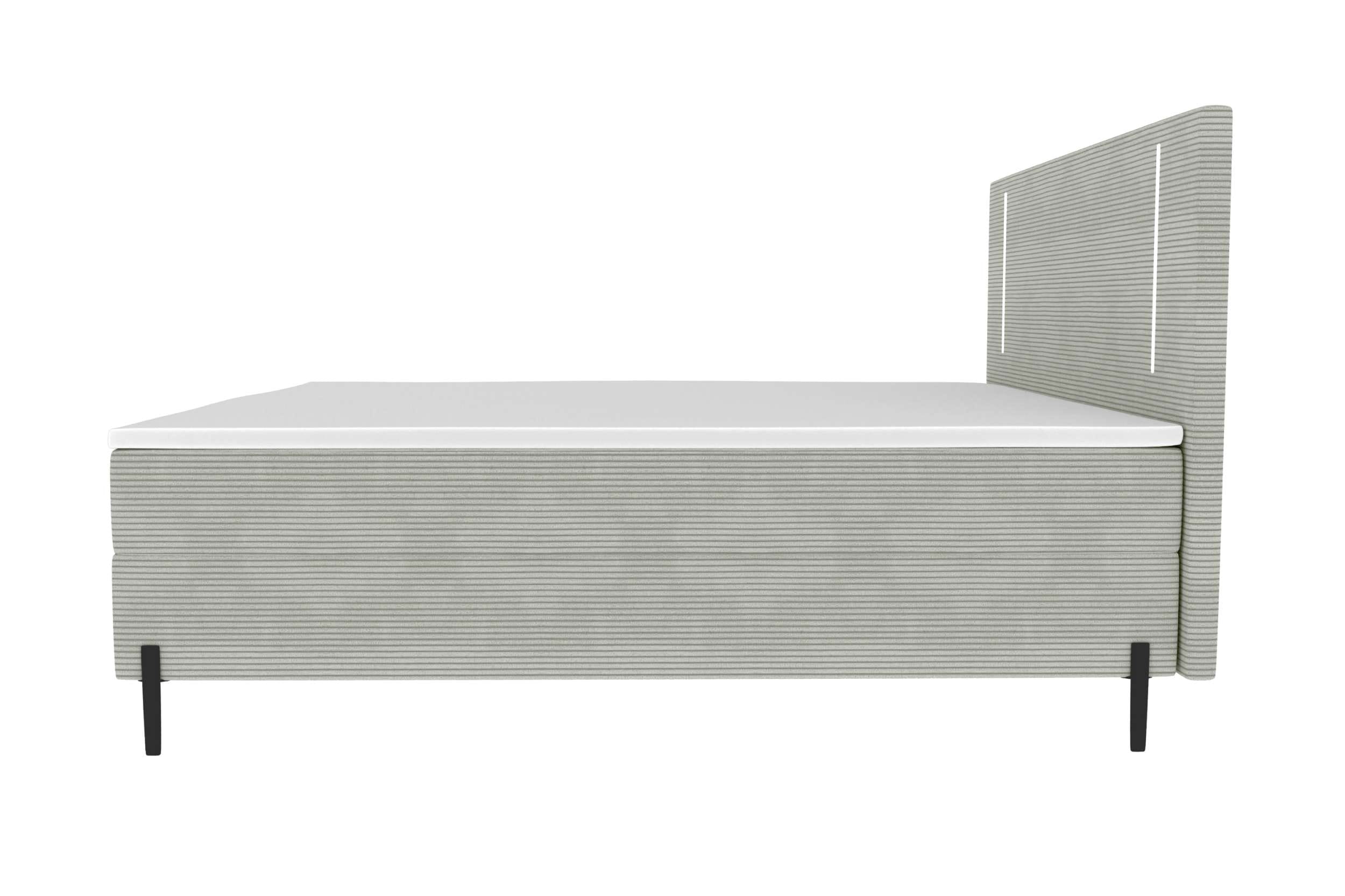 Boxspringbett Titan Hellgrau