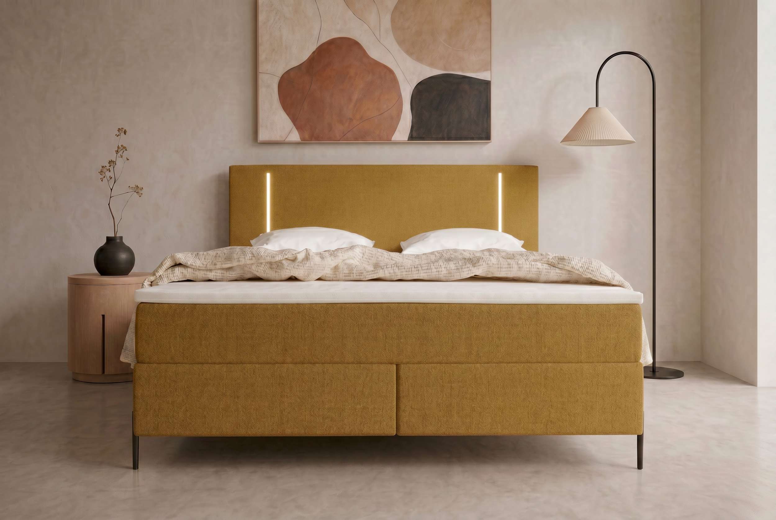 Boxspringbett Titan Gold