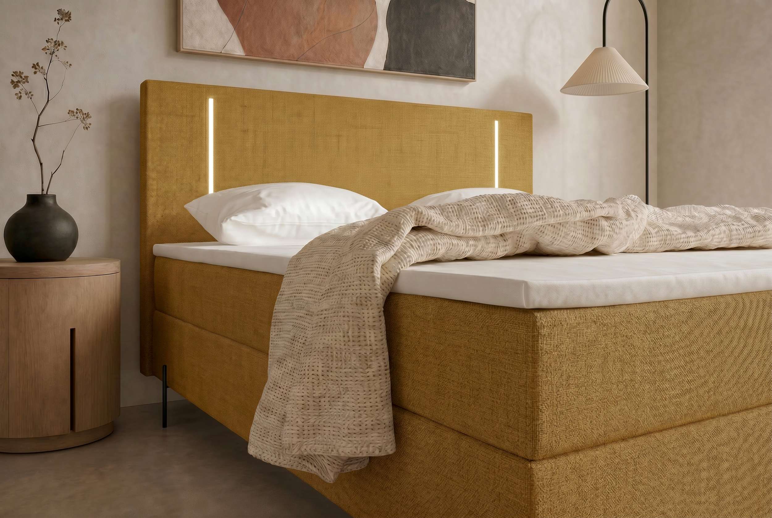 Boxspringbett Titan Gold