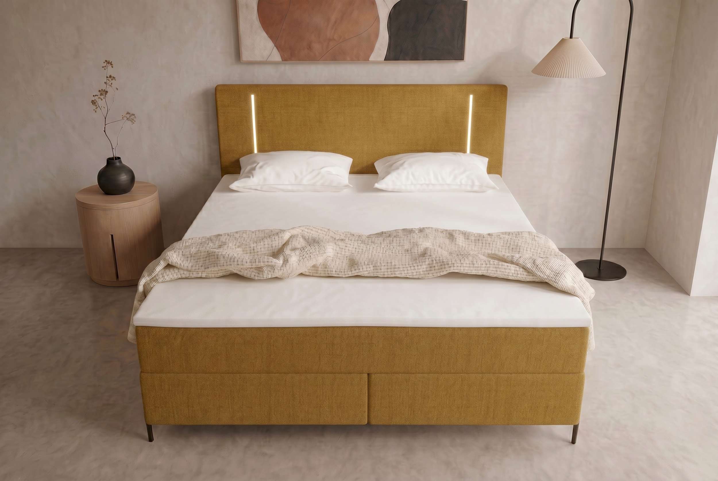 Boxspringbett Titan Gold