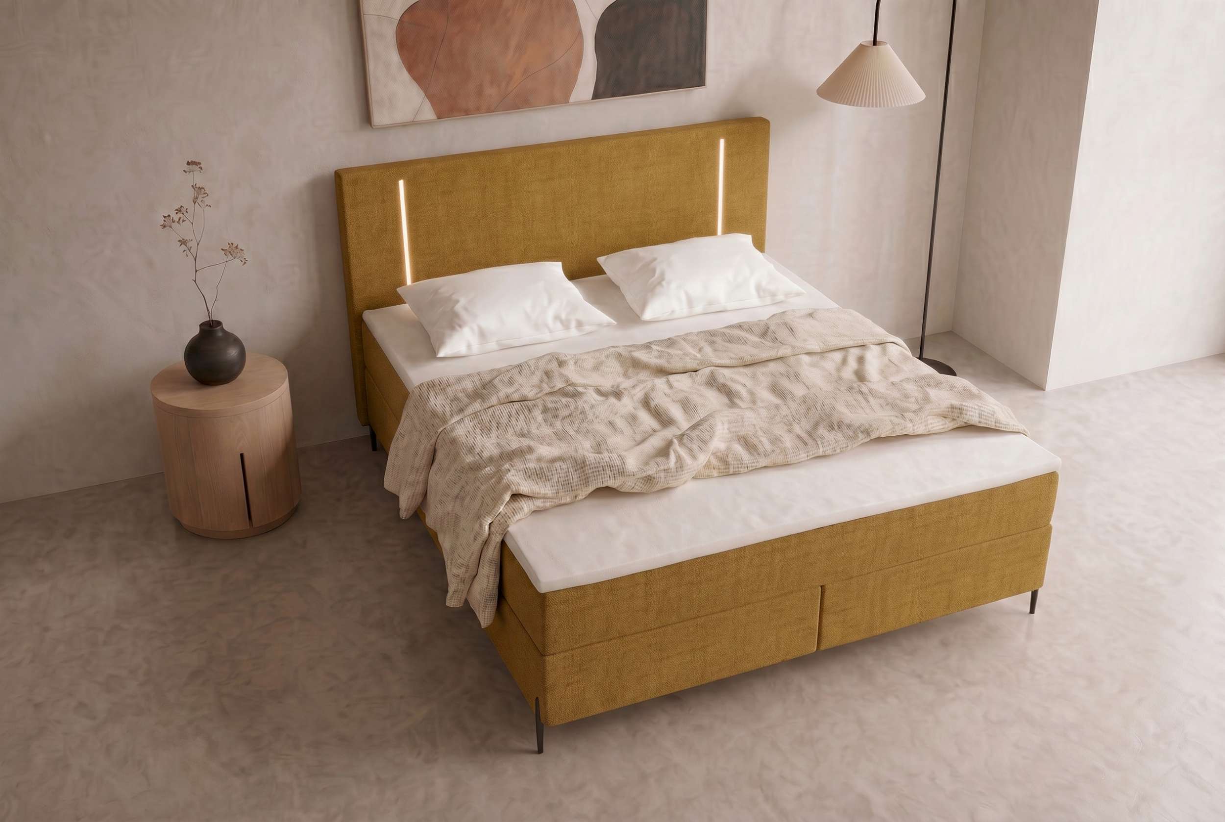 Boxspringbett Titan Gold