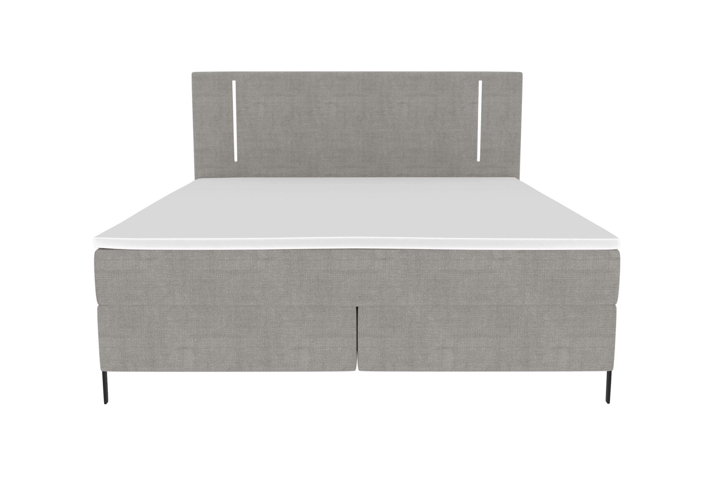Boxspringbett Titan Silber
