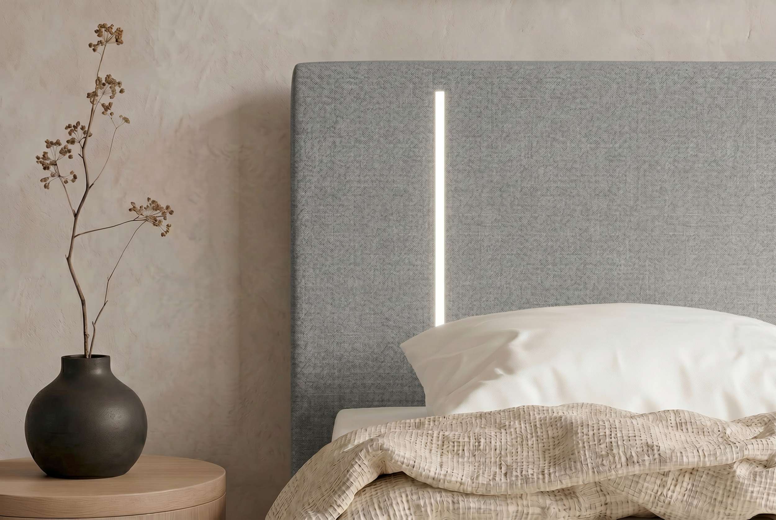 Boxspringbett Titan Silber