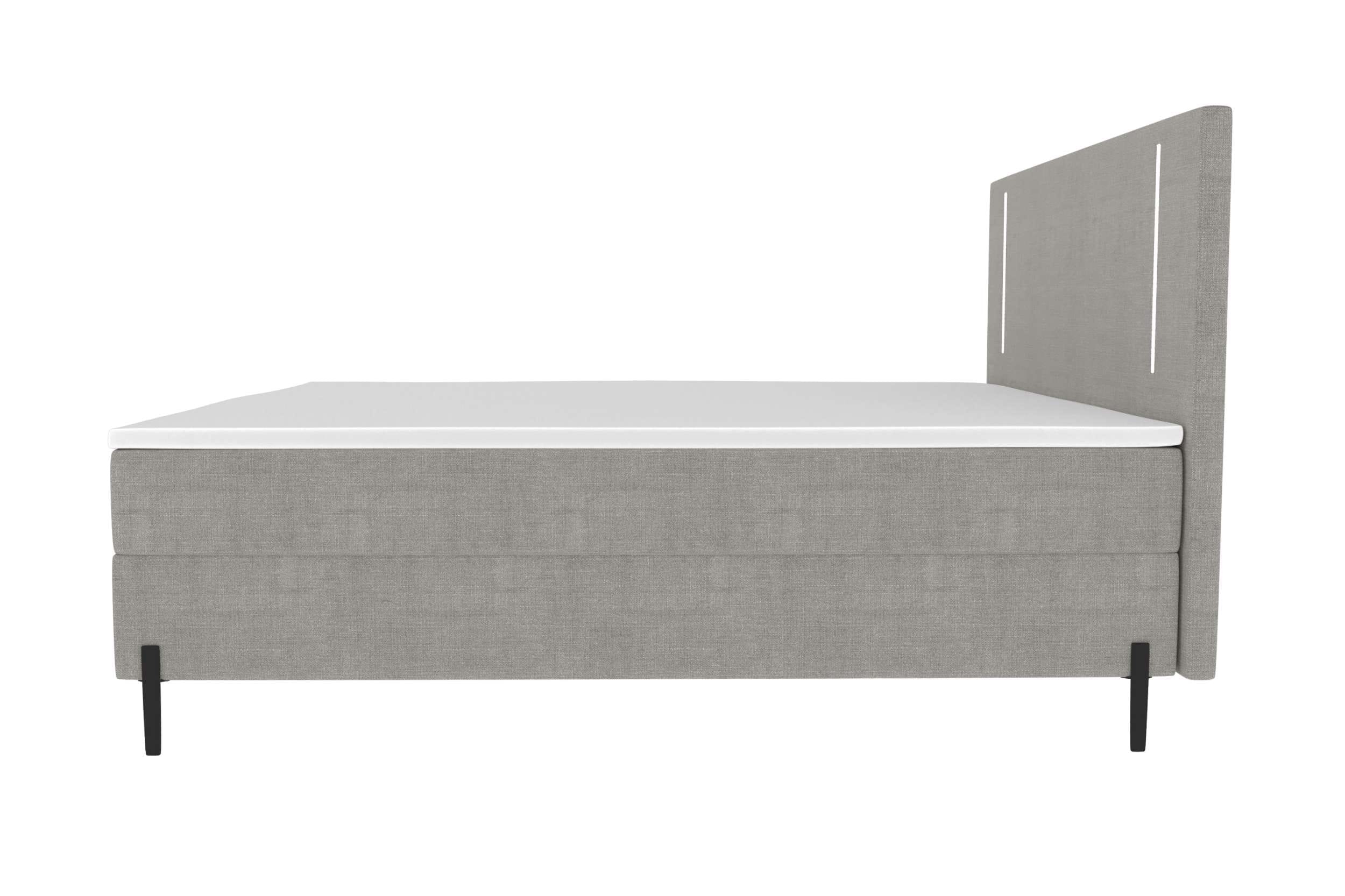 Boxspringbett Titan Silber