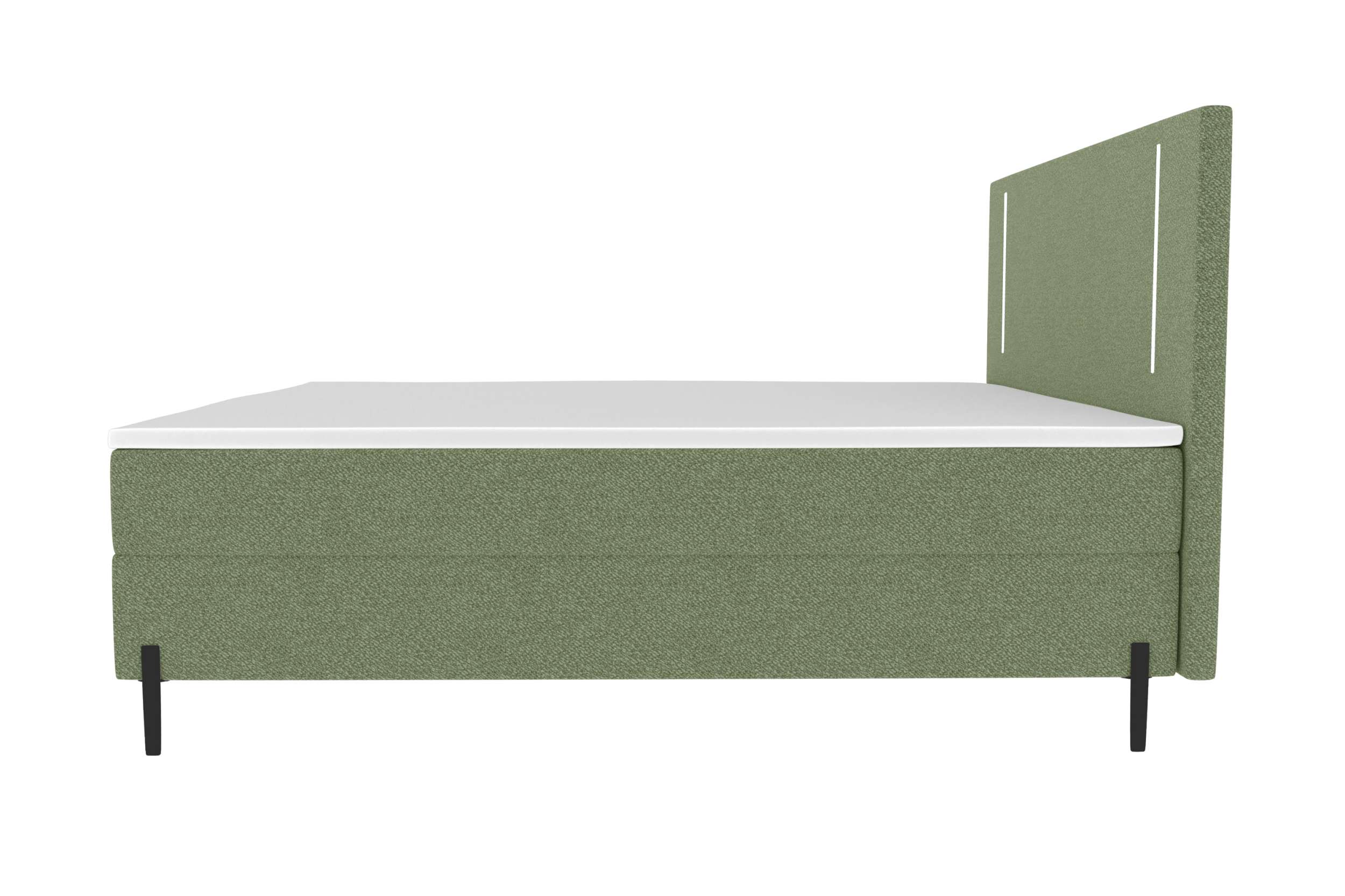 Boxspringbett Titan Salbeigrün