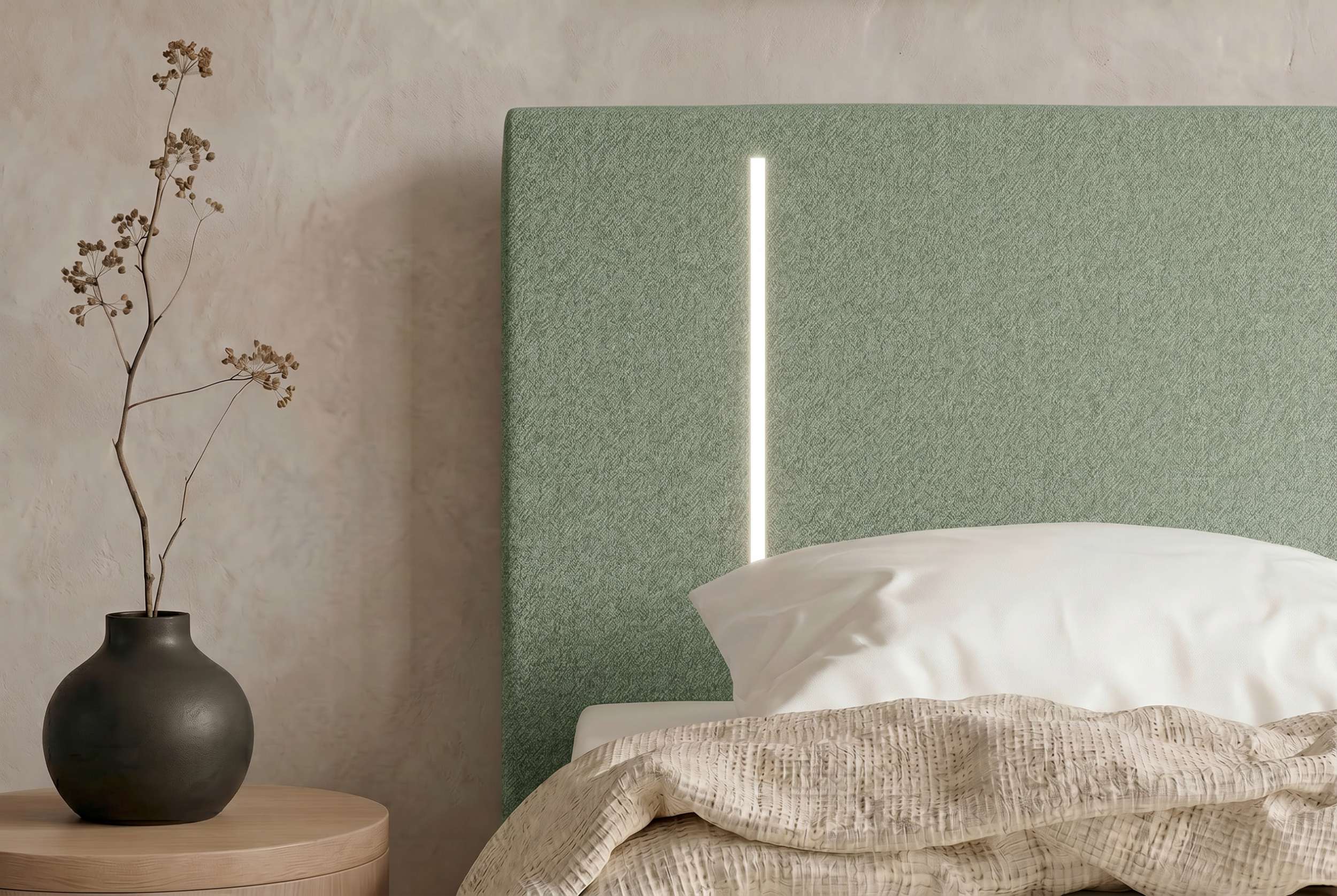 Boxspringbett Titan Salbeigrün
