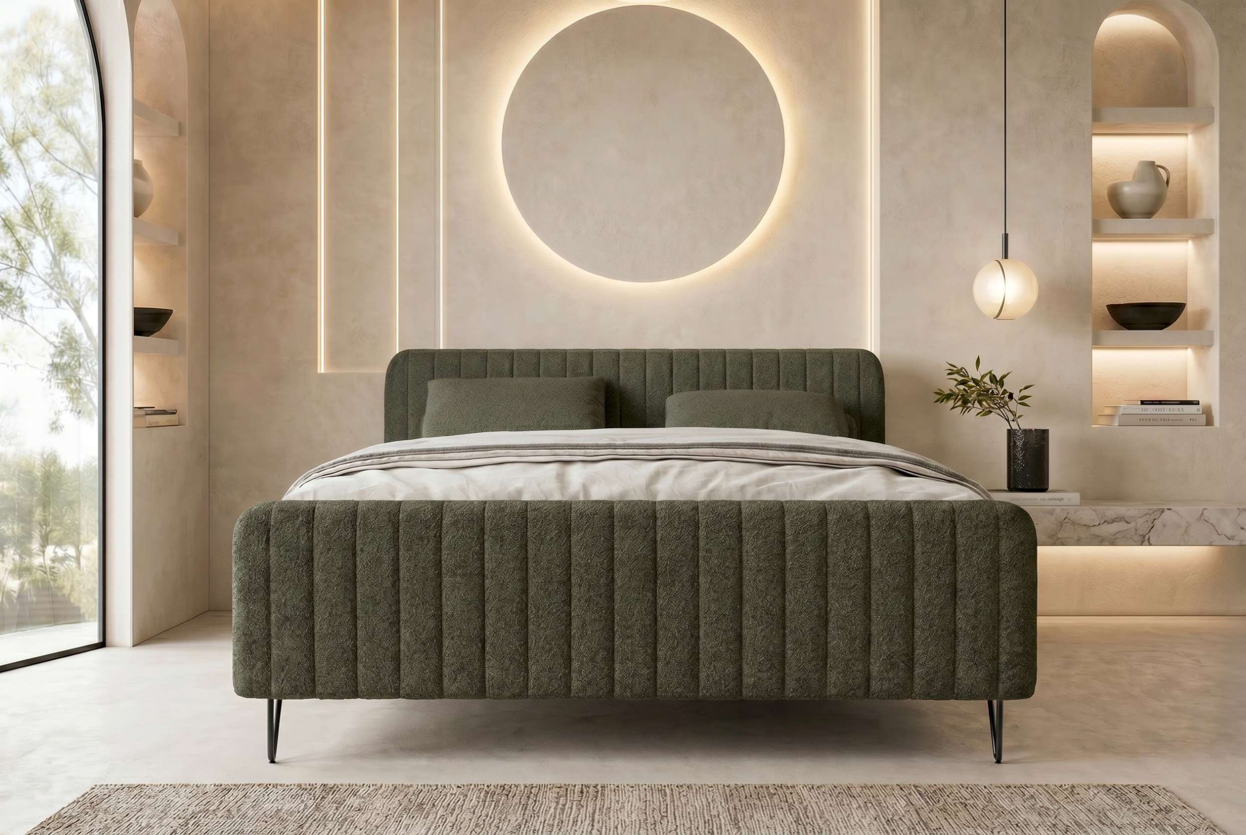 Boxspringbett Aurelio Wintermoos