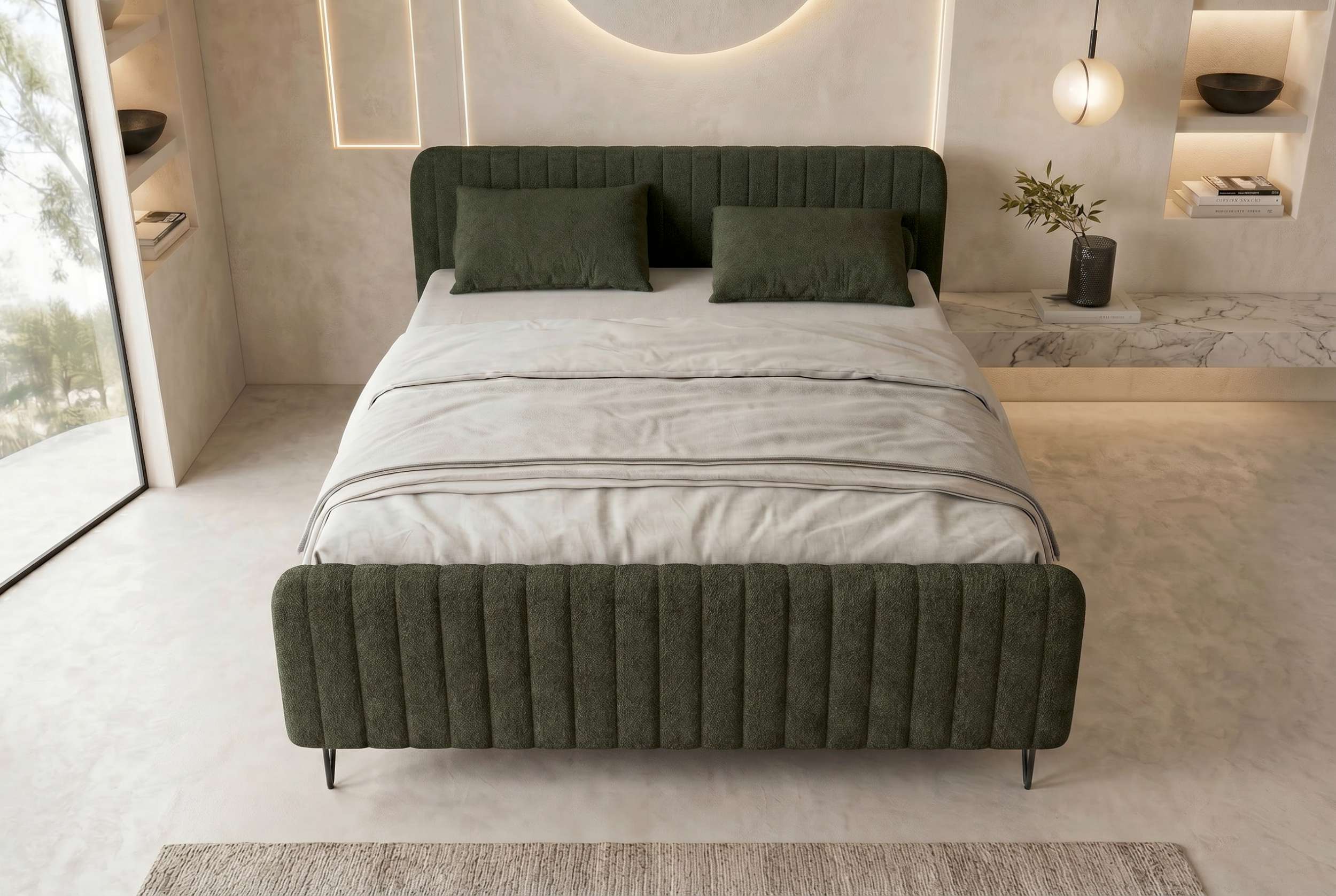 Boxspringbett Aurelio Wintermoos
