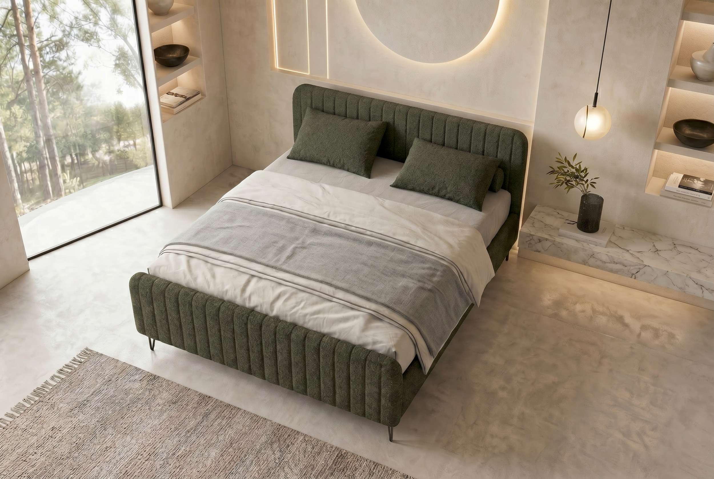 Boxspringbett Aurelio Wintermoos