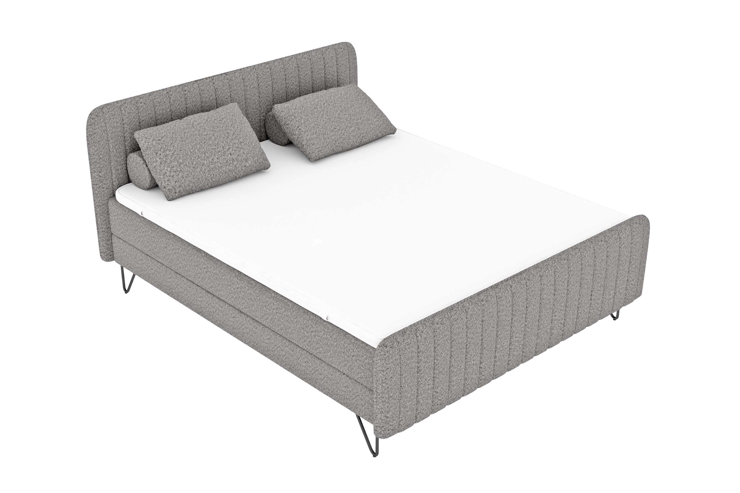 Boxspringbett Aurelio Grau