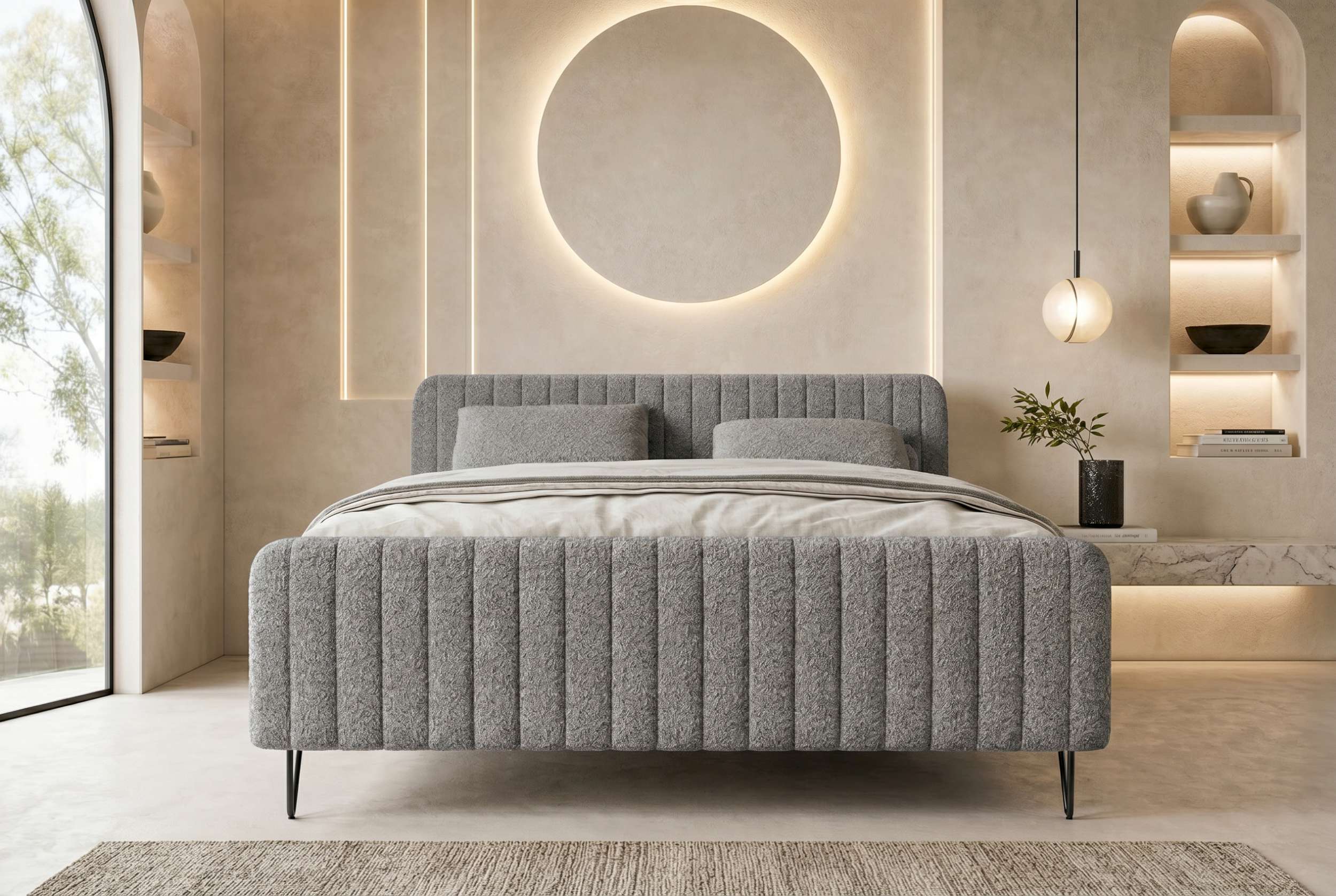 Boxspringbett Aurelio Grau