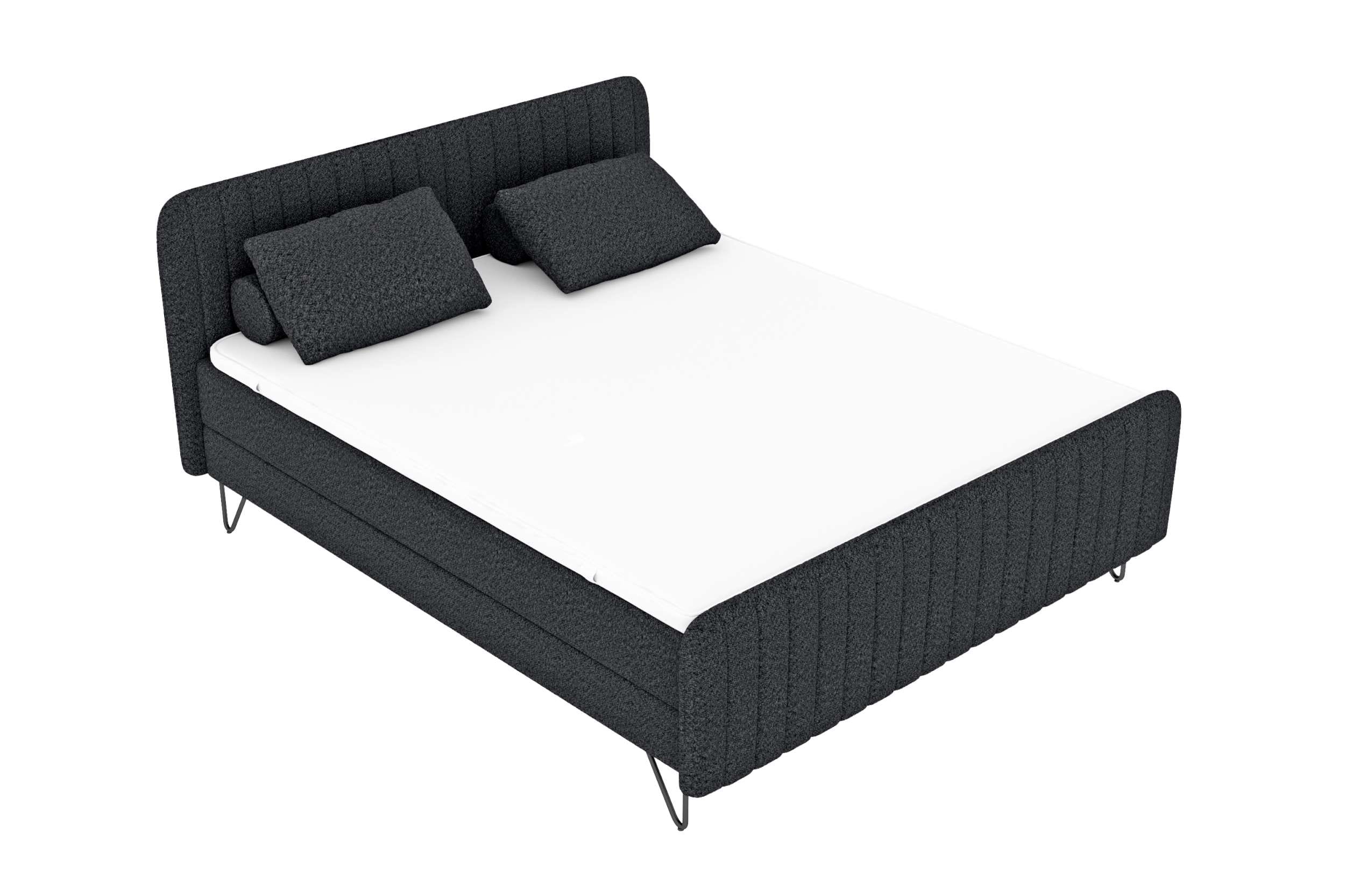 Boxspringbett Aurelio Schwarz