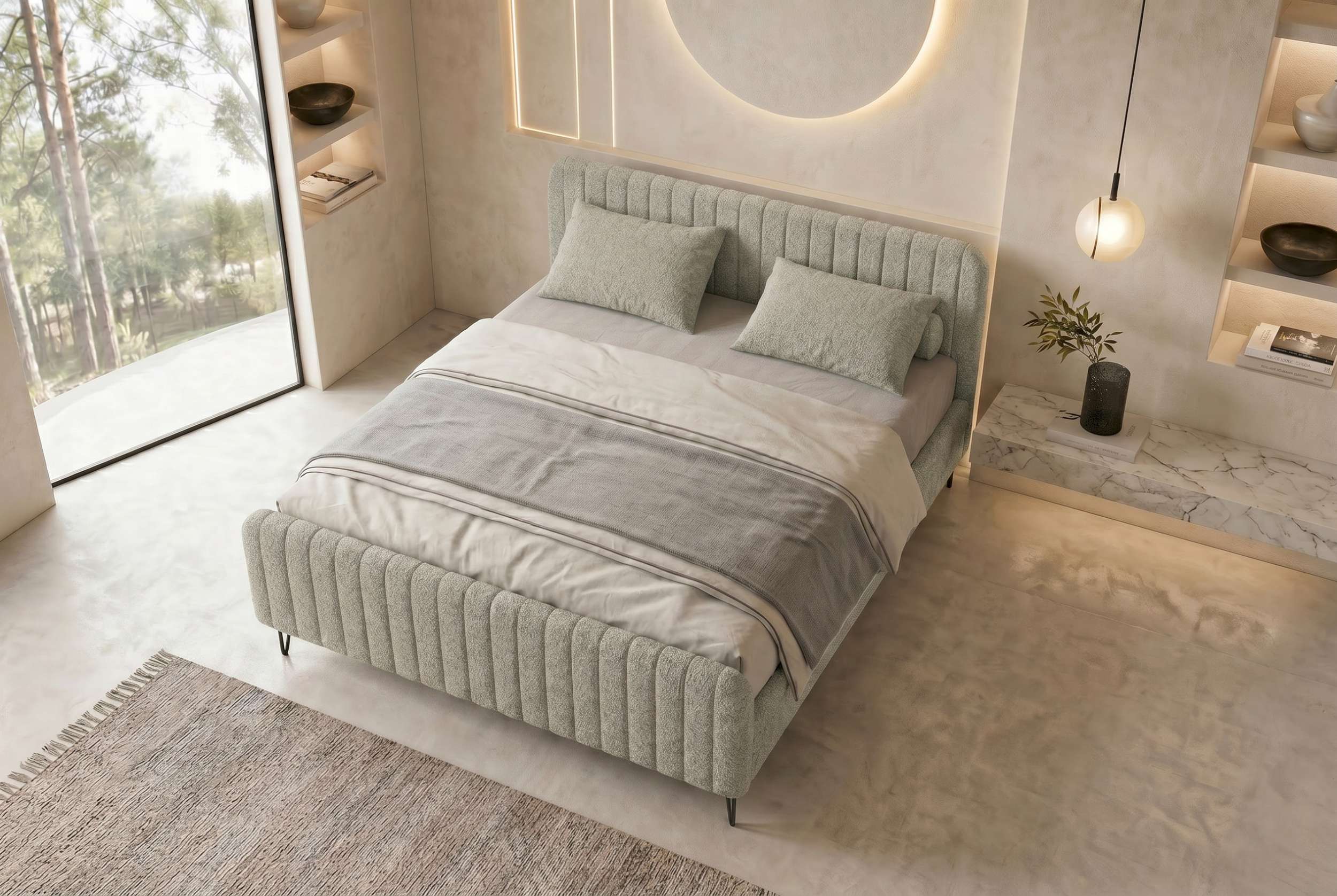 Boxspringbett Aurelio Creme