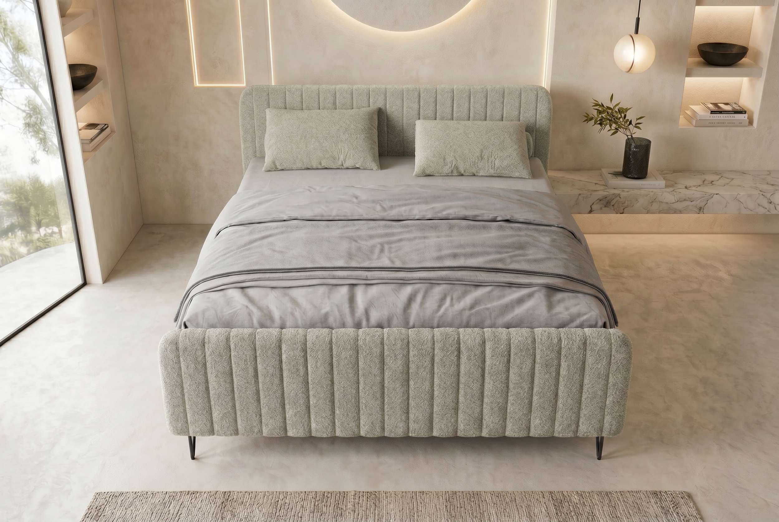 Boxspringbett Aurelio Creme