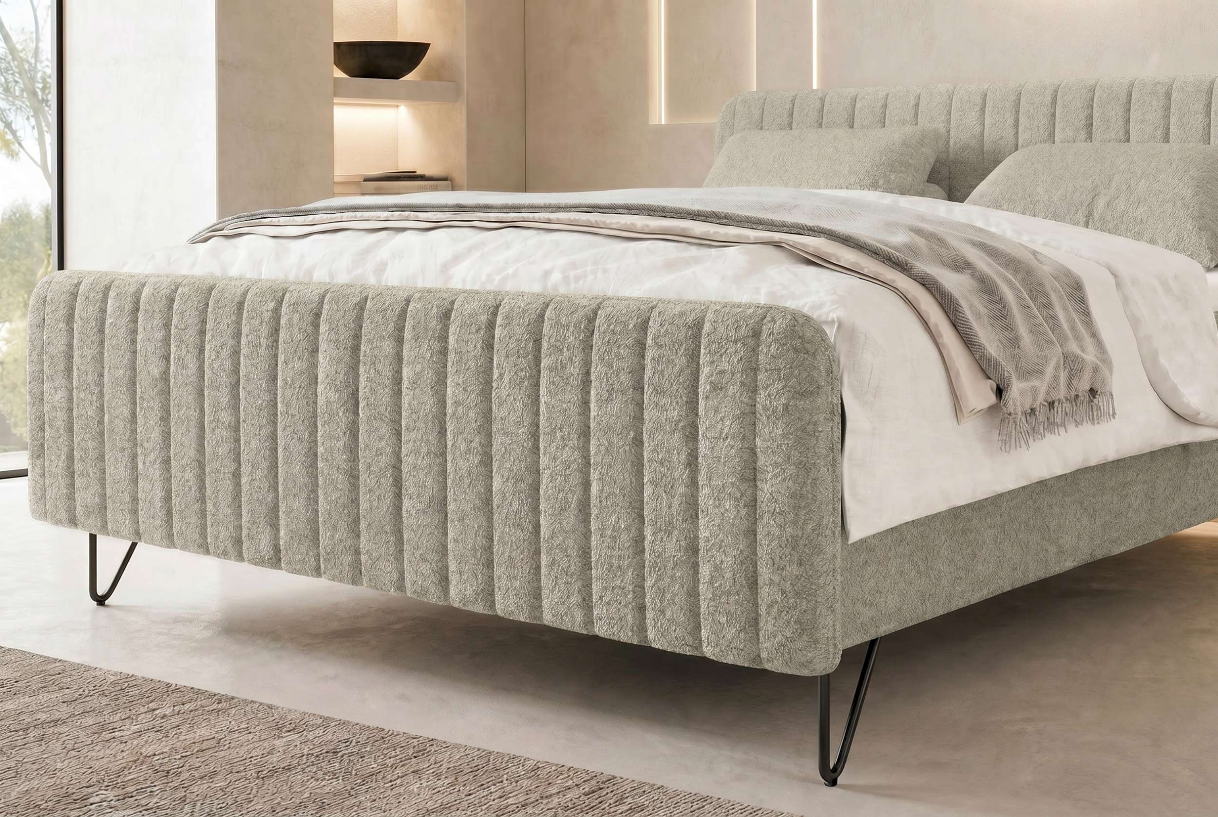 Boxspringbett Aurelio Creme