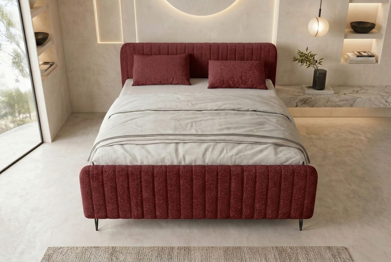 Boxspringbett Aurelio Rot